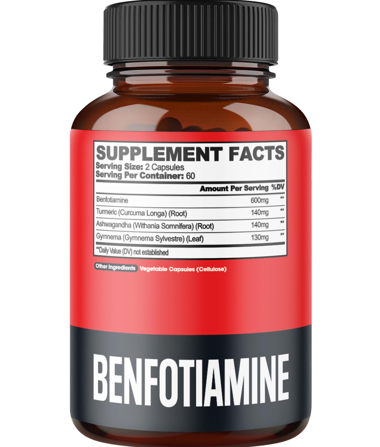 Agobi 4in1 Benfotiamine Supplement Capsule 120 Capsules