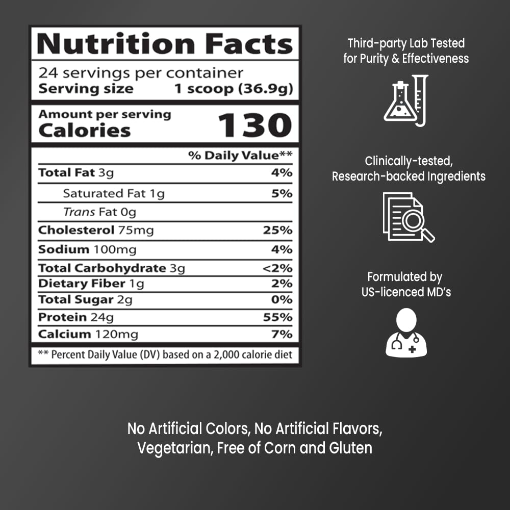 VB Health Whey Protein Powder 30 Servings
