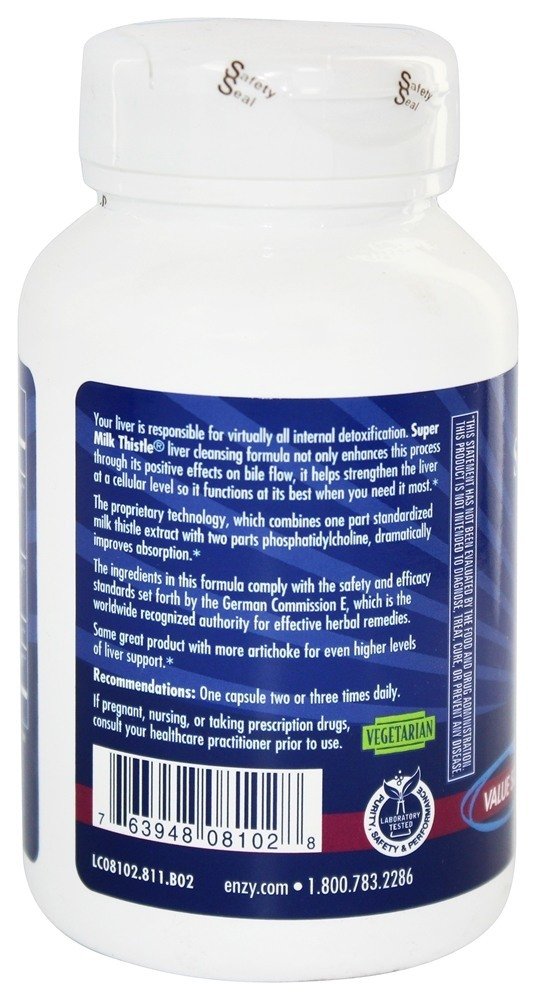 Enzymatic Therapy Super Milk Thistle Capsules 120