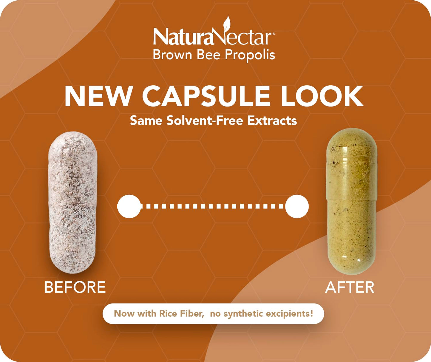 NaturaNectar Brown Bee Propolis Capsule, 60 Count
