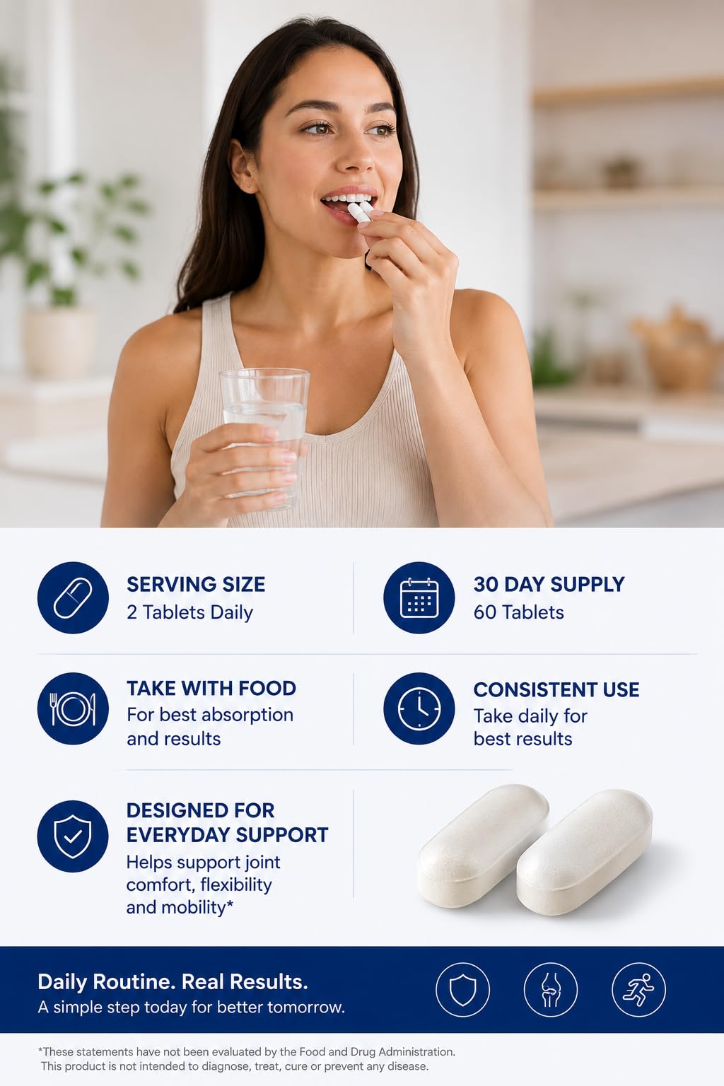 MAX FLEX UC II Collagen Joint Support Supplement 60 Tablets