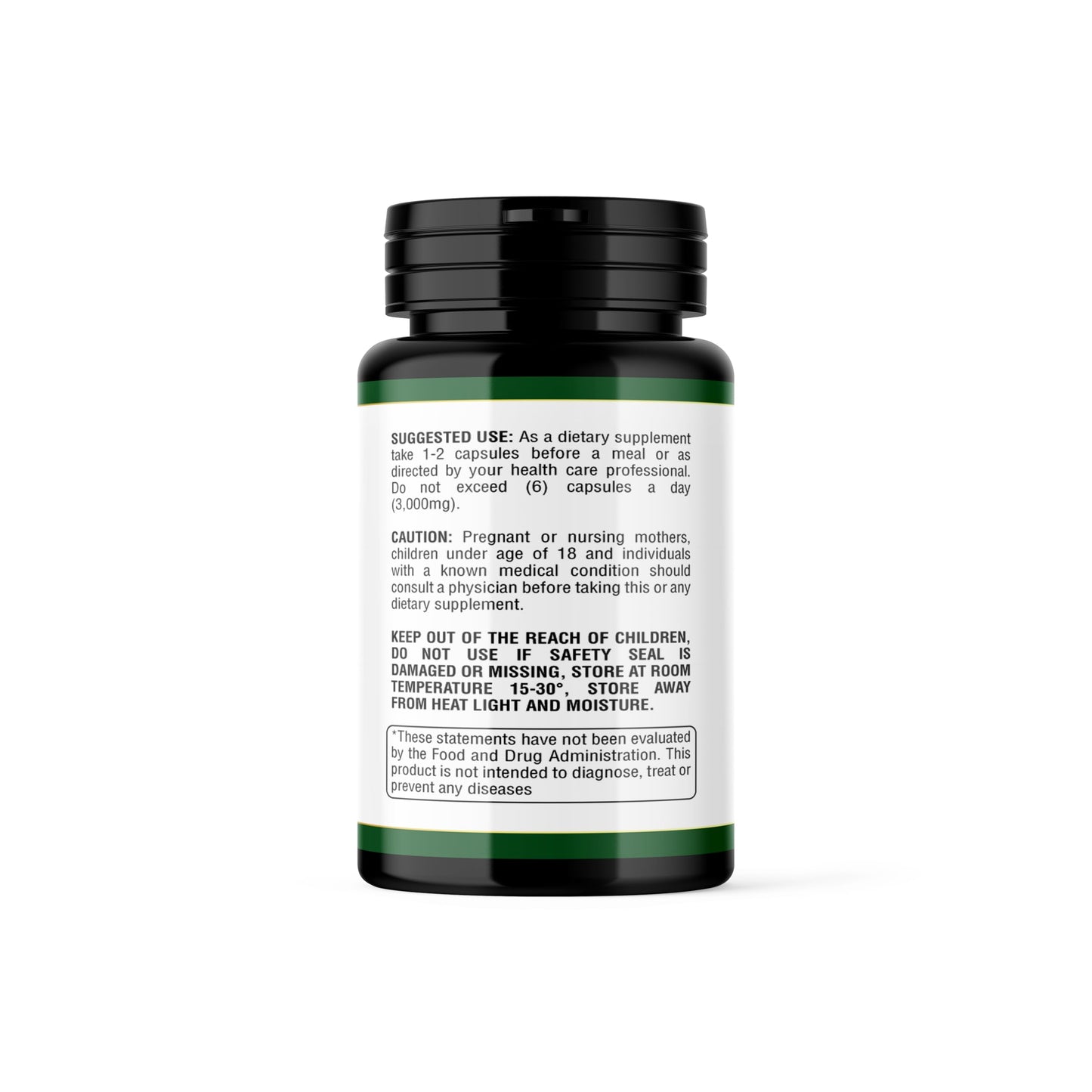Lumos Life Moringa Oleifera Capsules 60 Count