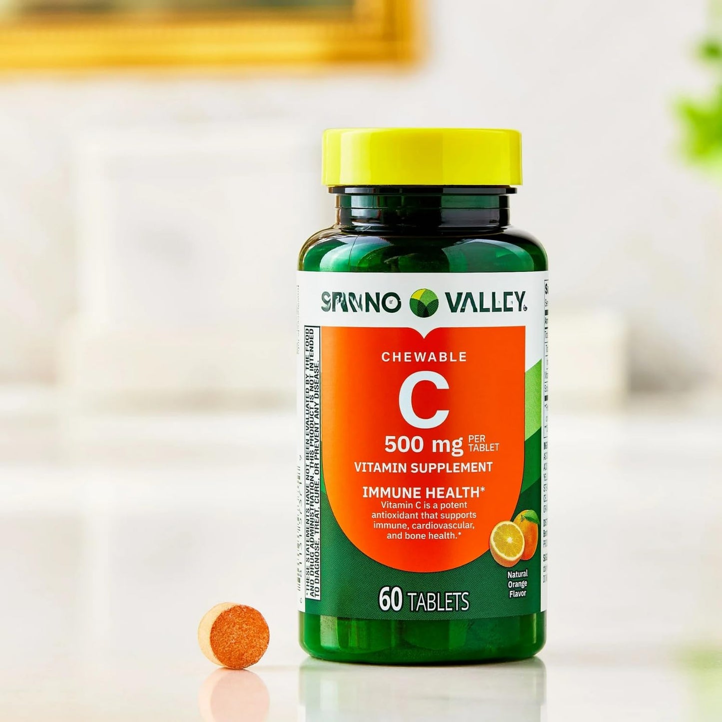 Generic Vitamin C Immune Health Dietary Supplement Tablet, 60 Tablets