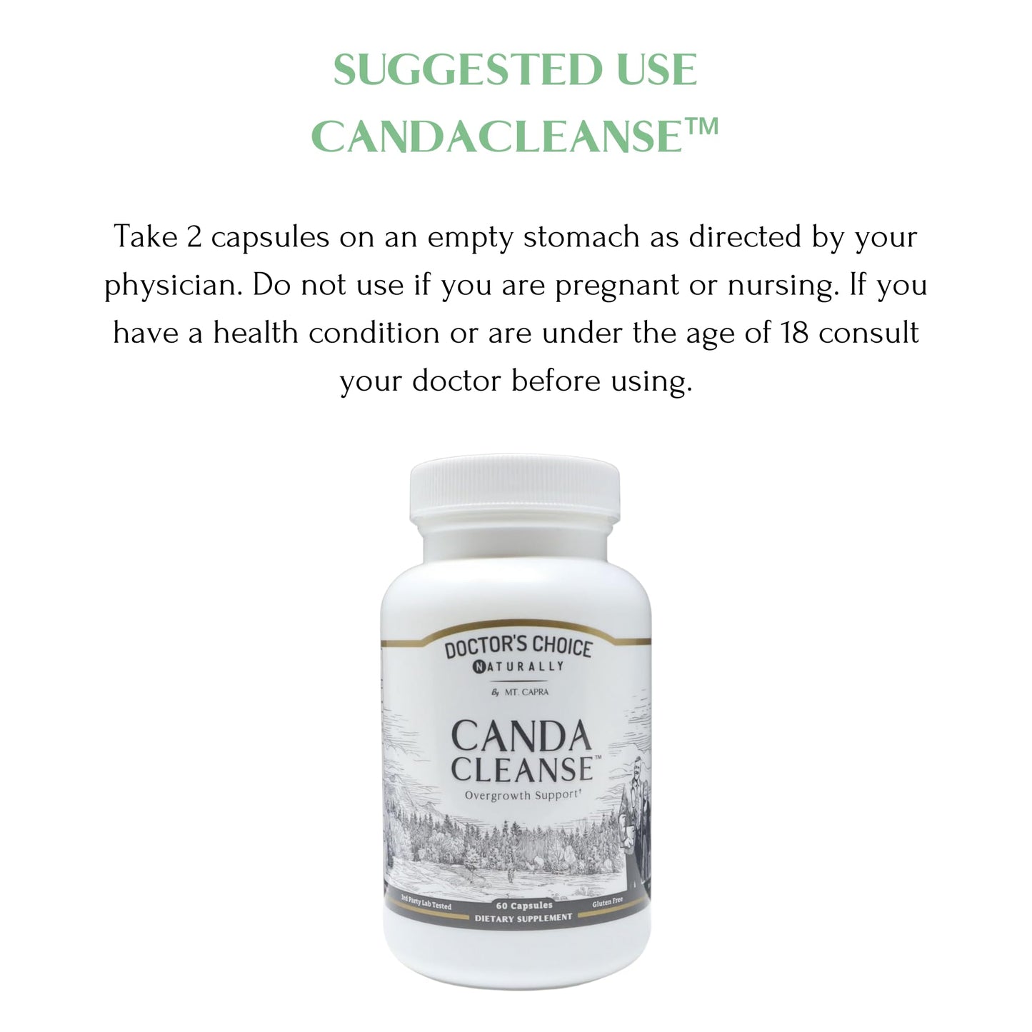 Mt. Capra CandaCleanse Capsule, 60 Capsules