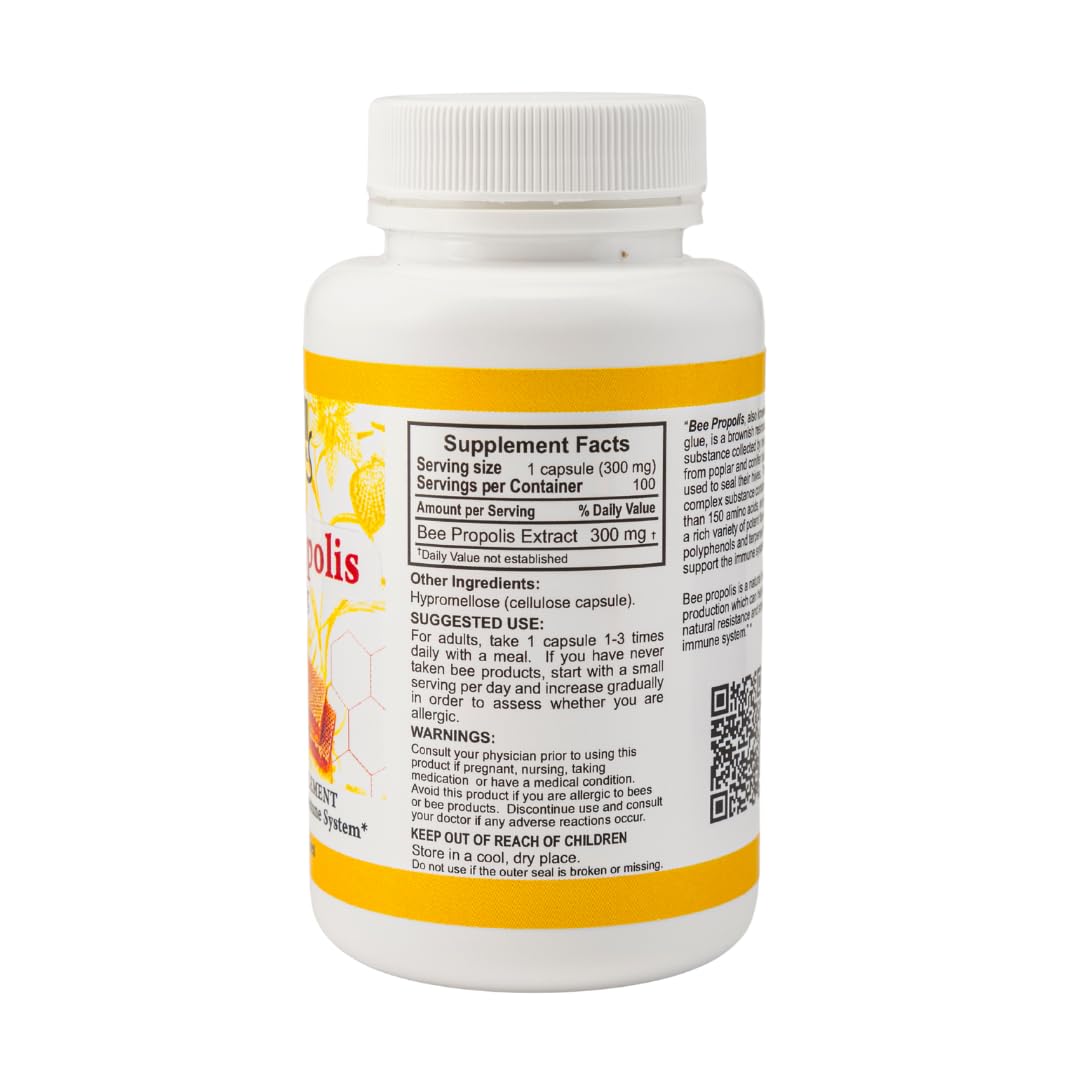 Salem Botanicals Bee Propolis Capsule 100 Count