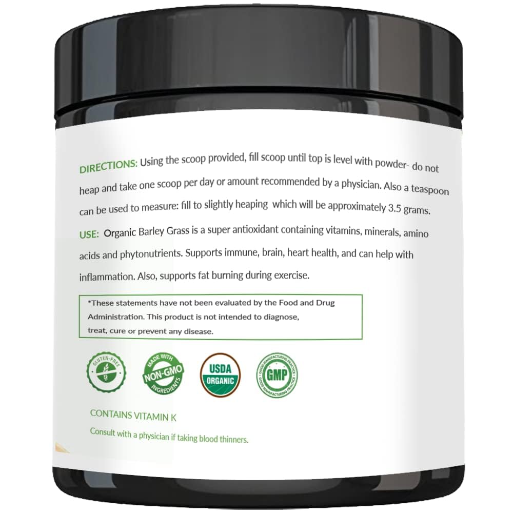 Nautical Elements Barley Grass Powder 7.1 Ounces