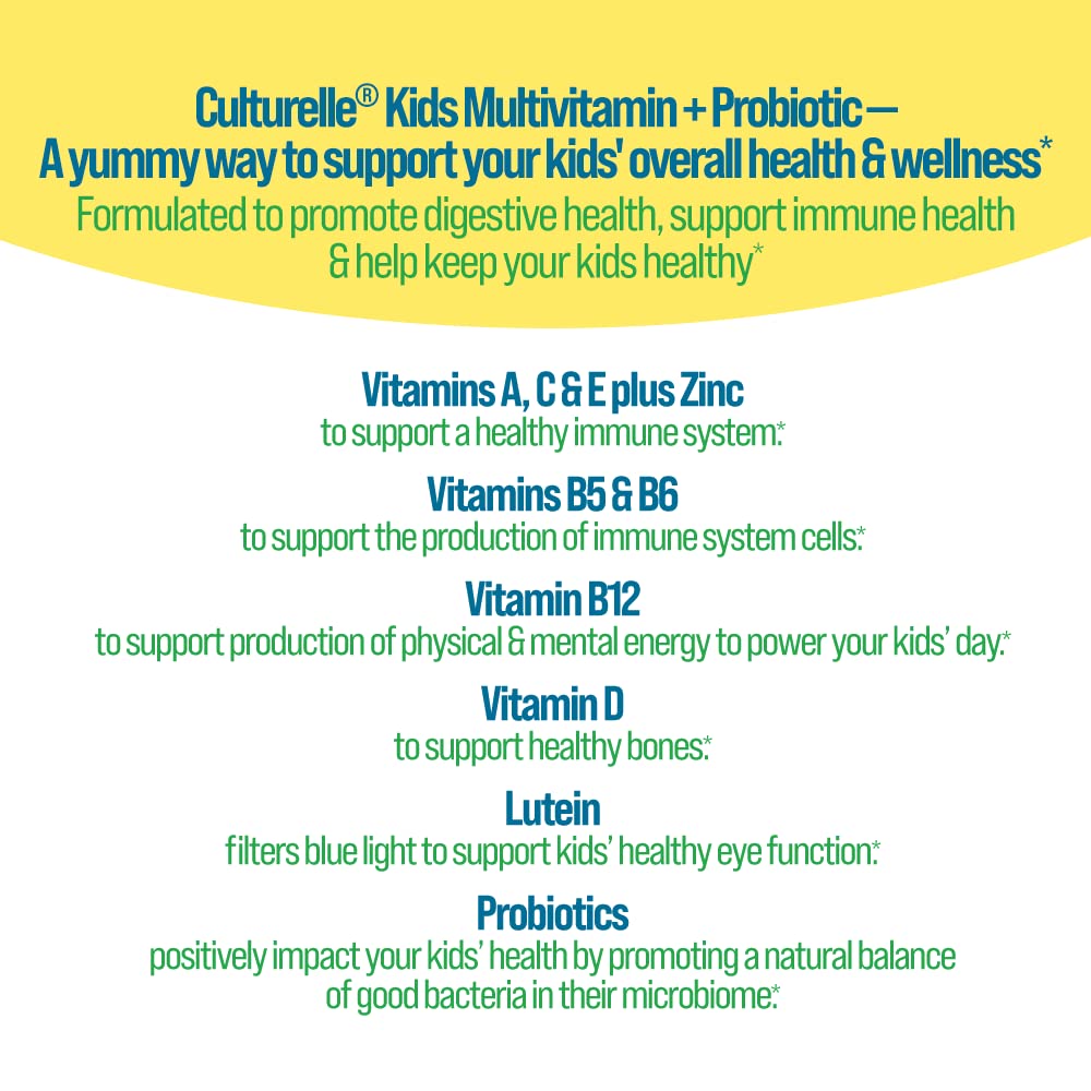 Culturelle Kids Probiotic Gummies 60 Count