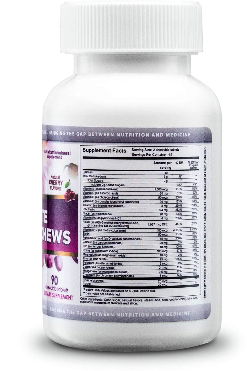 NUTRI-SUPREME RESEARCH Ultimate Prenatal Chews with Folate Chewable 90