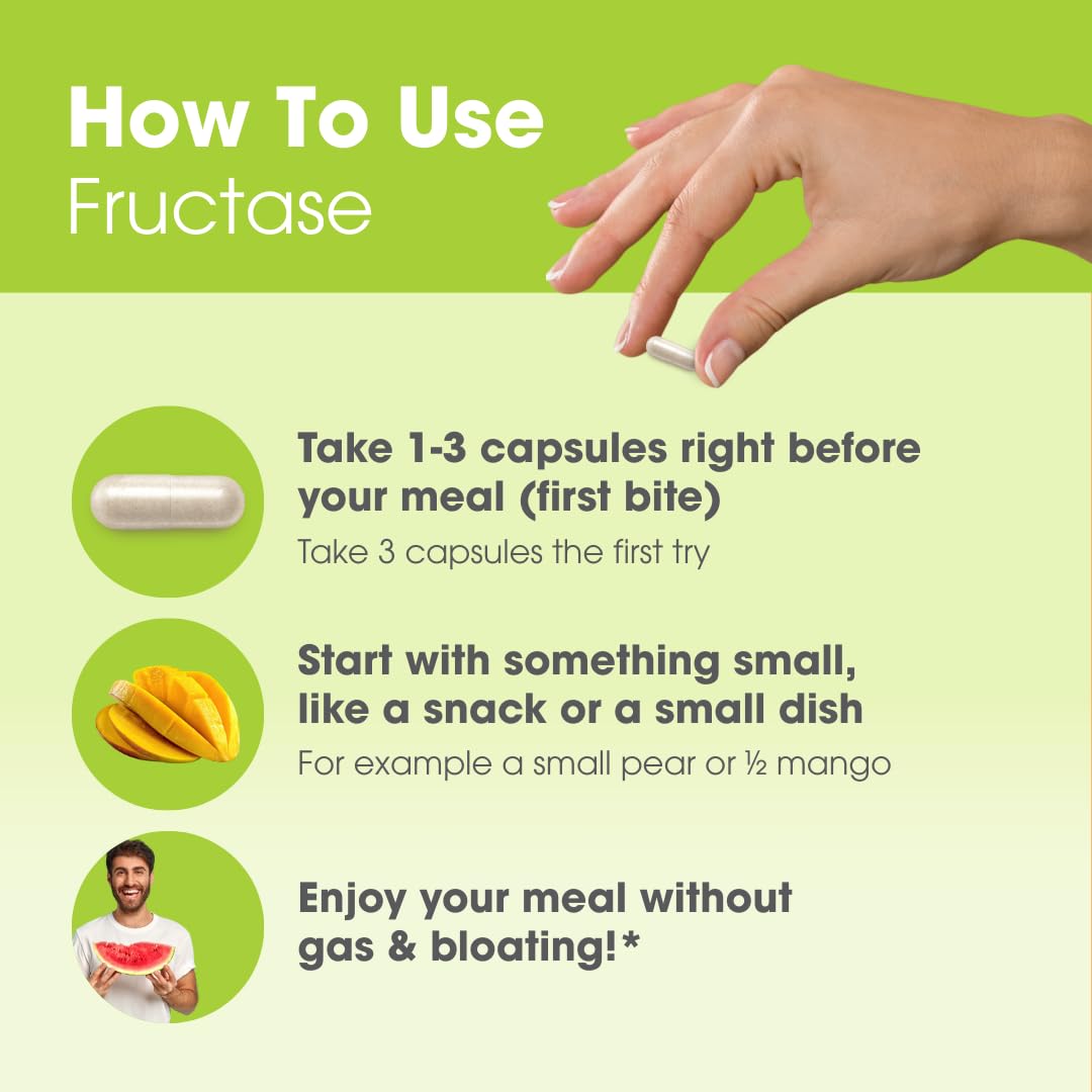 Intoleran Fructase Digestive Enzymes Capsules, 108 Capsules