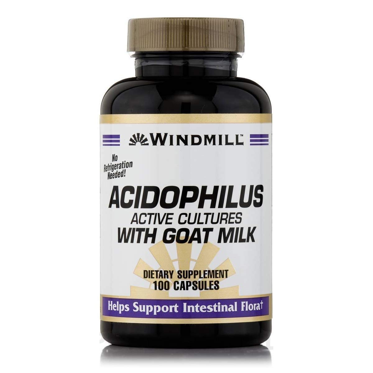 Windmill Acidophilus with Goat Milk Capsules, 100 Count