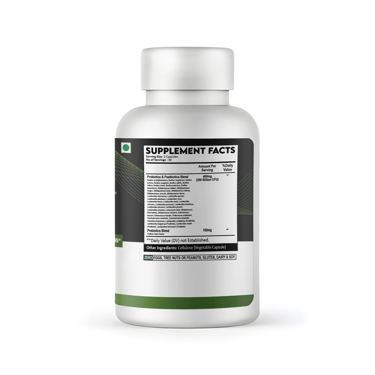 CHARMSVEDA Probiotics + Prebiotics Capsules 60 Capsules