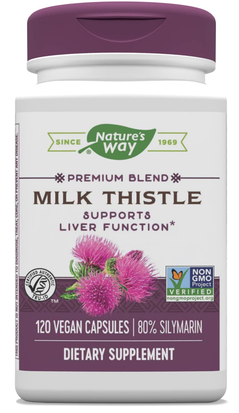 Nature's Way Herb Milk Thistle Capsule, 120 Capsules
