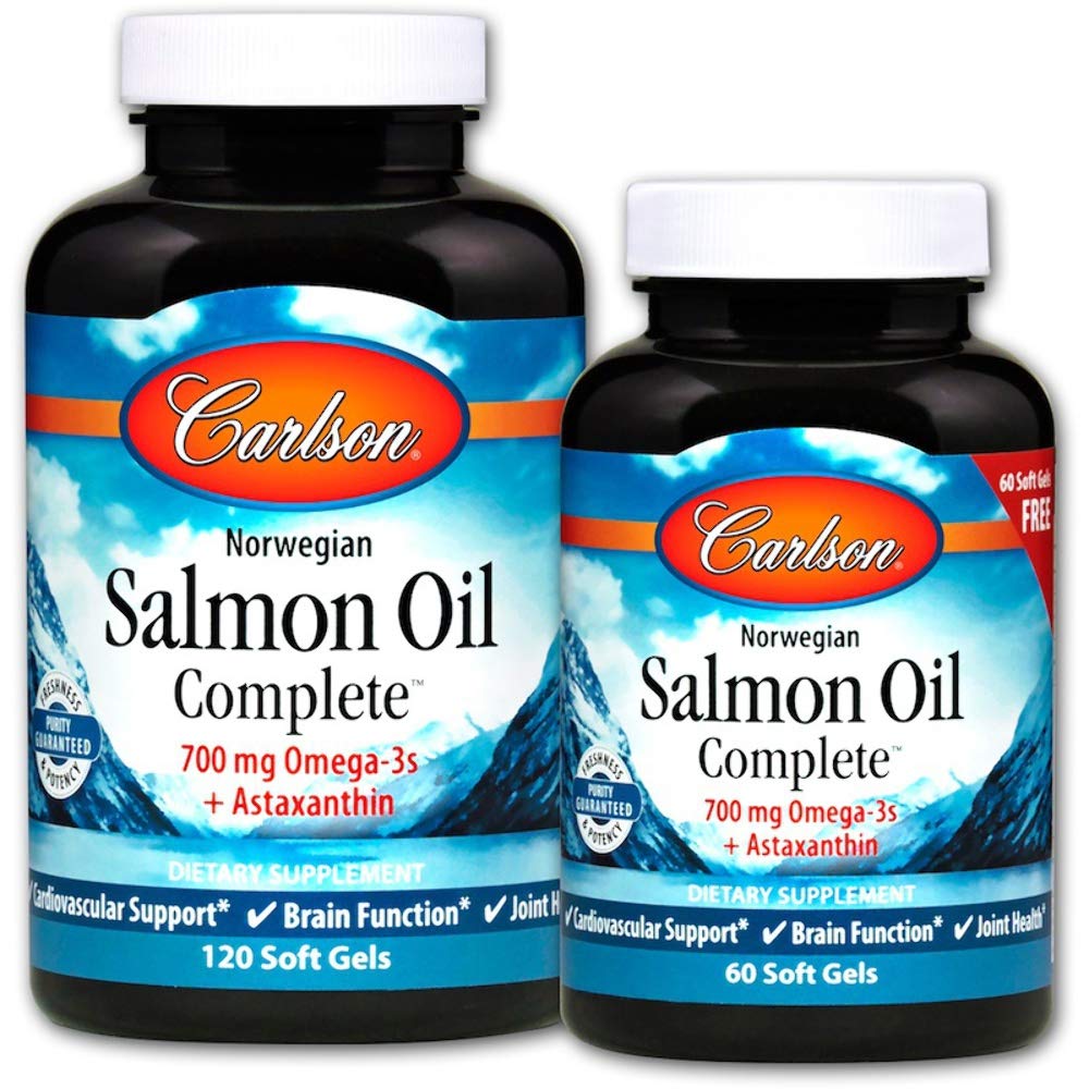 Carlson Salmon Oil Complete 700 mg Softgels 180