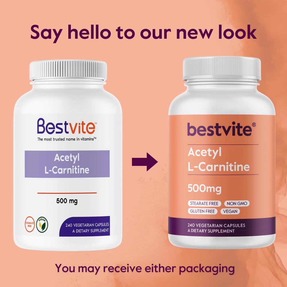BESTVITE Acetyl L-Carnitine 500mg Capsule 240