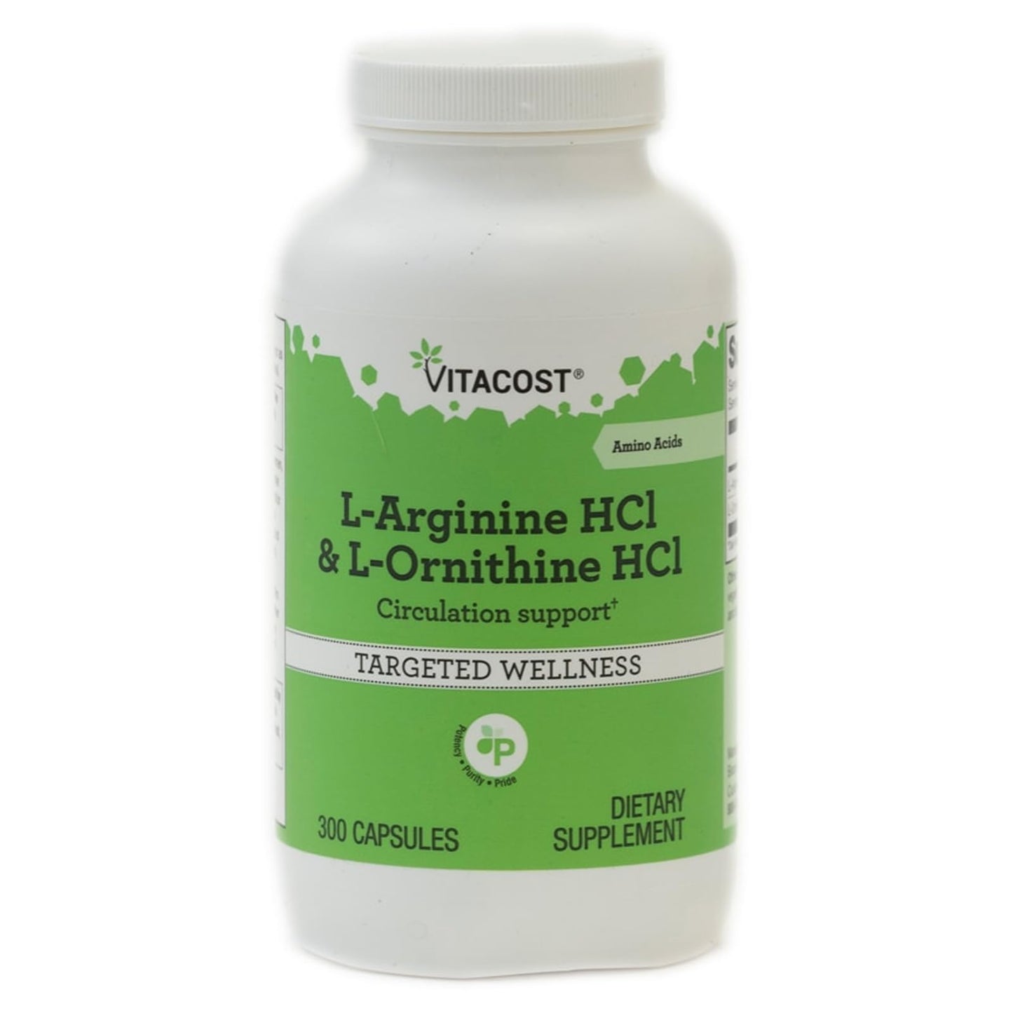 Vitacost L-Arginine HCl & L-Ornithine HCl Capsules, 300 Capsules