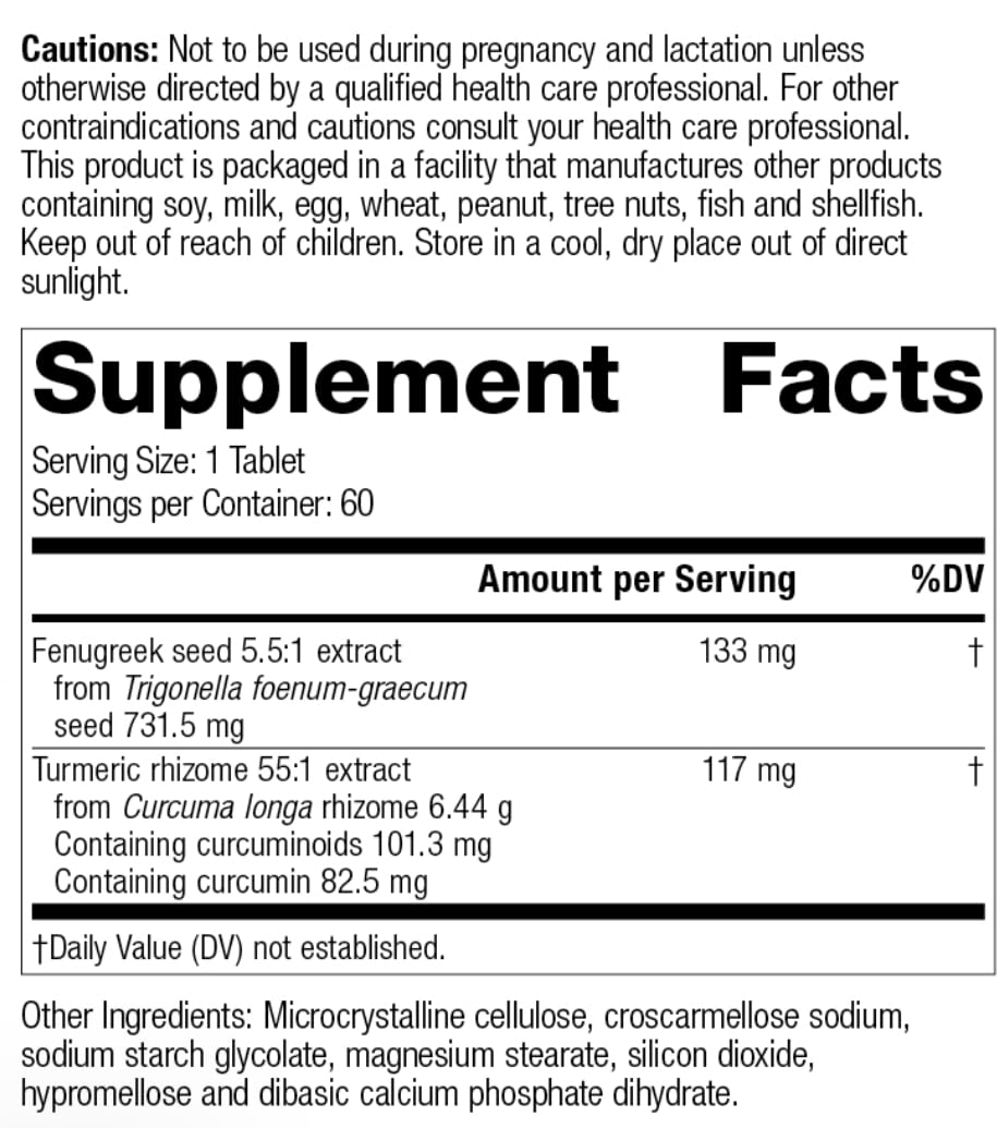 Standard Process Inc. Turmeric Forte Tablet, 60 Count