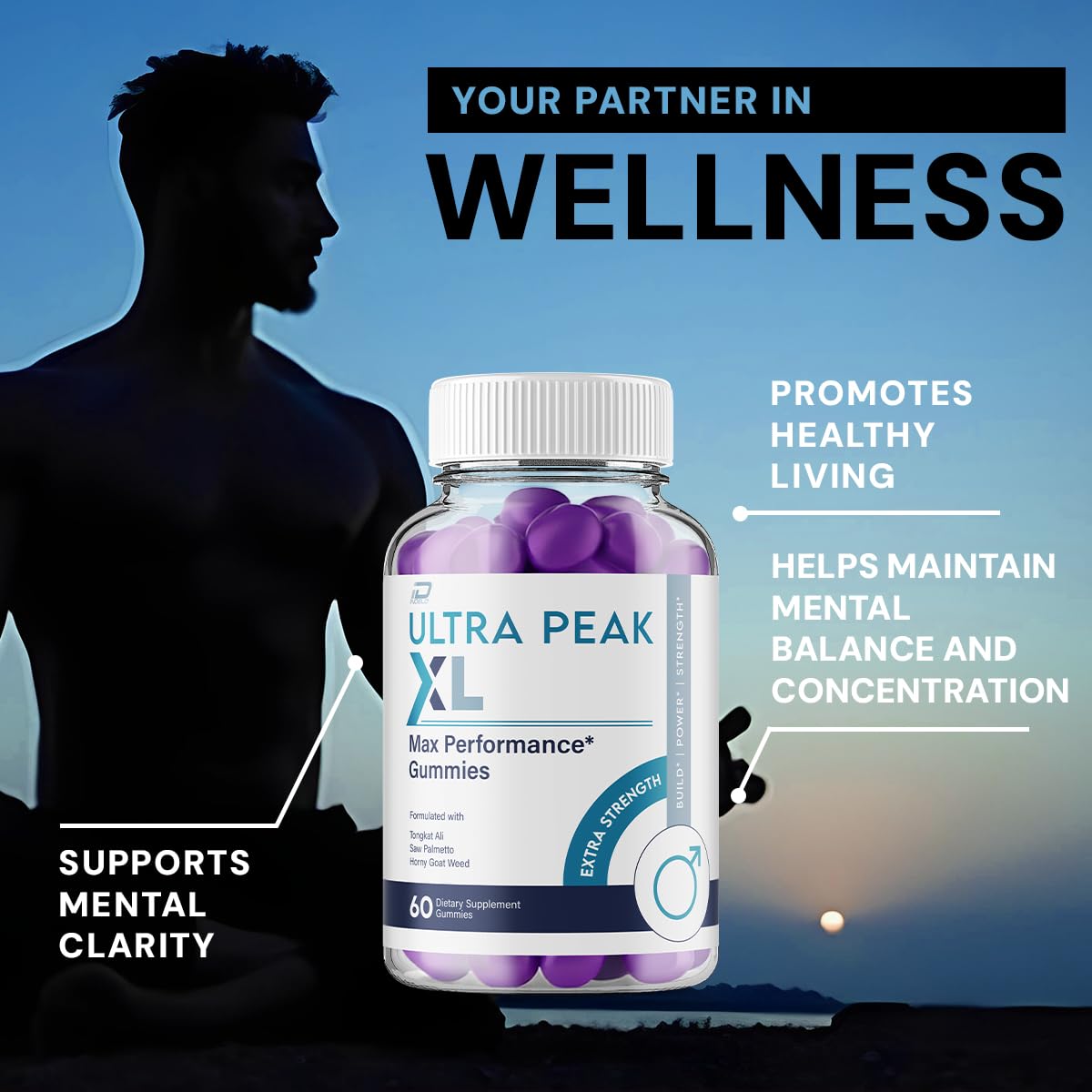 Indelo Ultra Peak XL Advanced Gummies Extra Strength, 300 Gummies