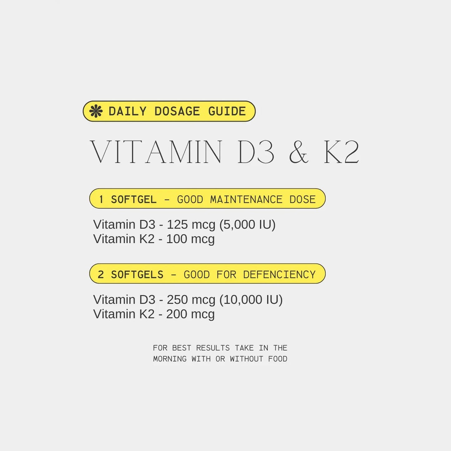 Hydroliv Vitamin D3 K2 10000 IU with K2 MK-7 200 mcg Softgels, 180 Count