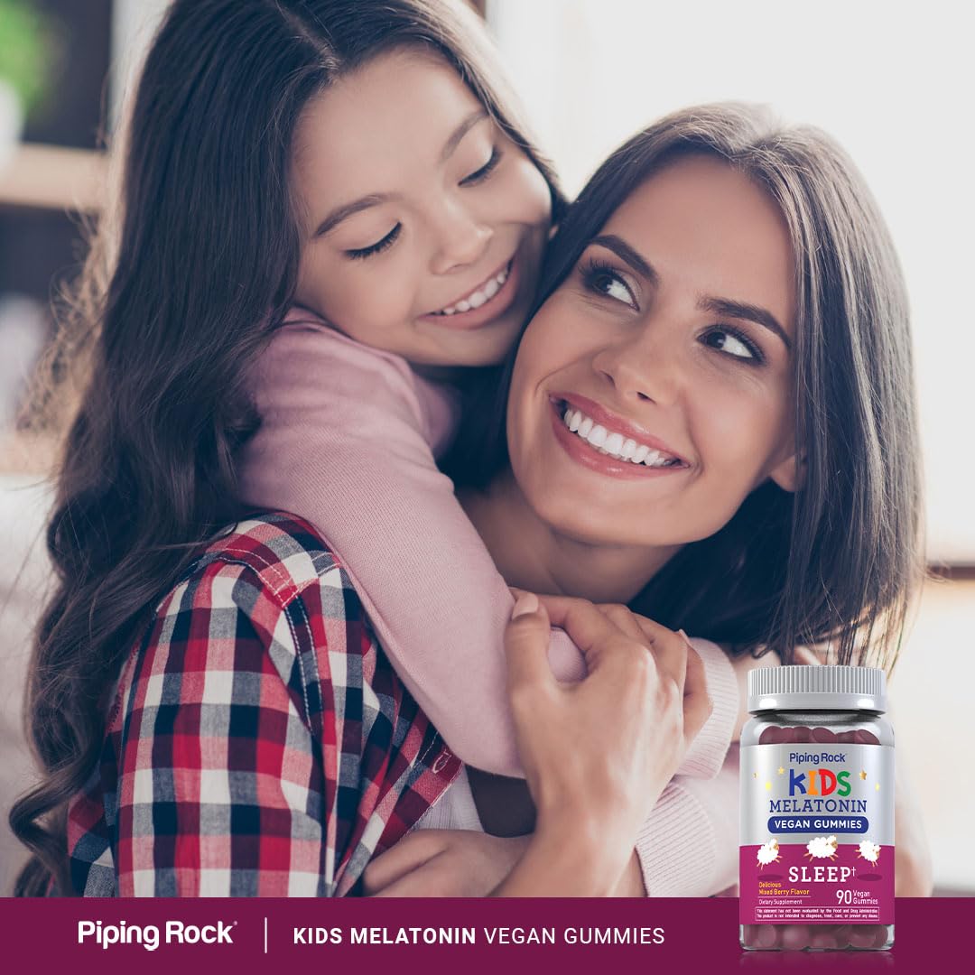 Piping Rock Kids Melatonin Gummies 90 Count