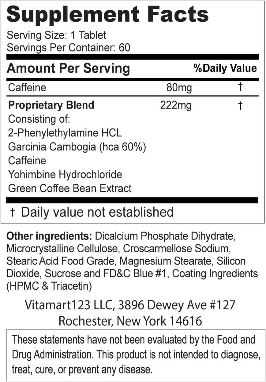 Fenitra Speckled Tablets with Phenylethylamine HCL, 1 Count