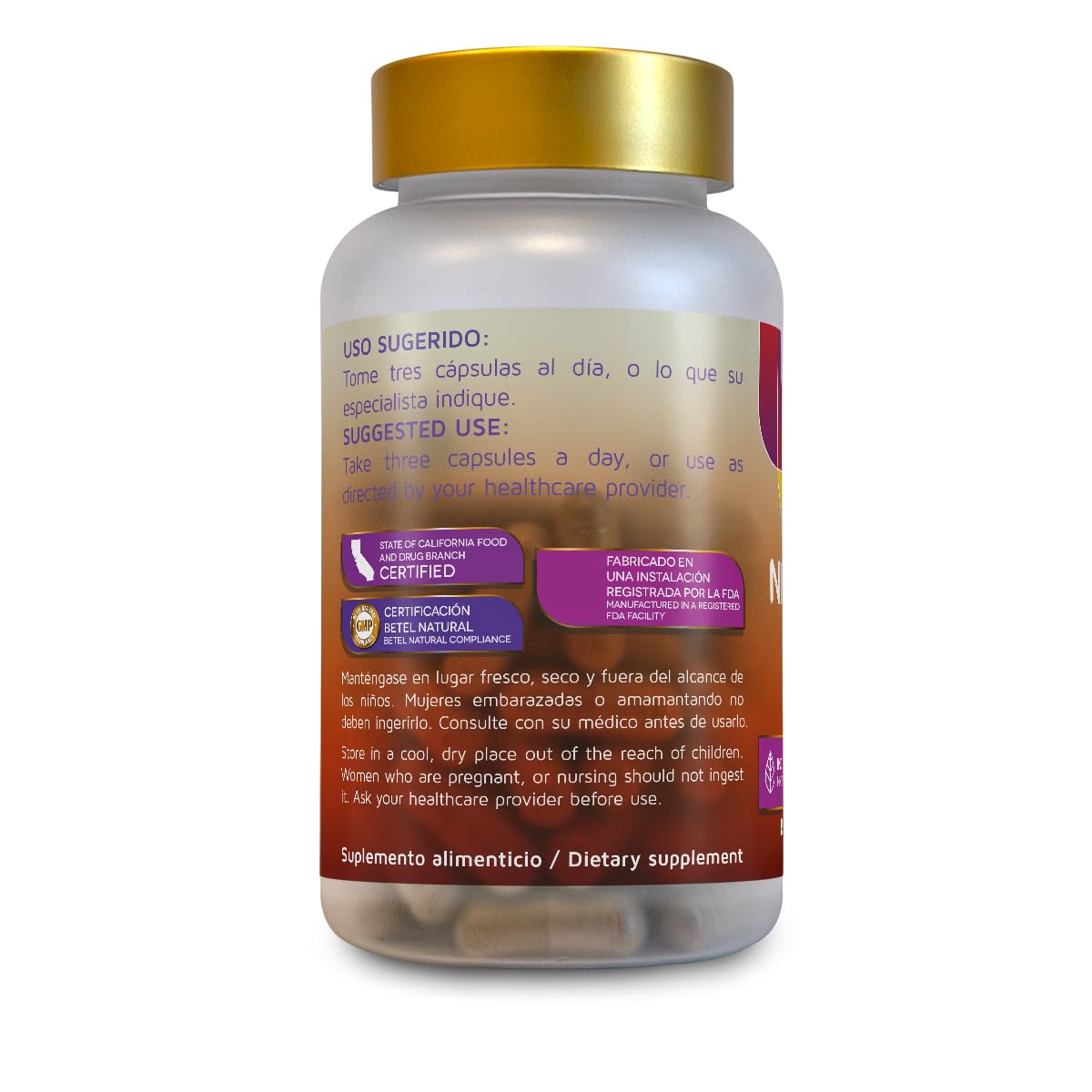 Betel Natural Neem Capsules 1500 mg per Serving, Veggie Capsules, 90 Caps