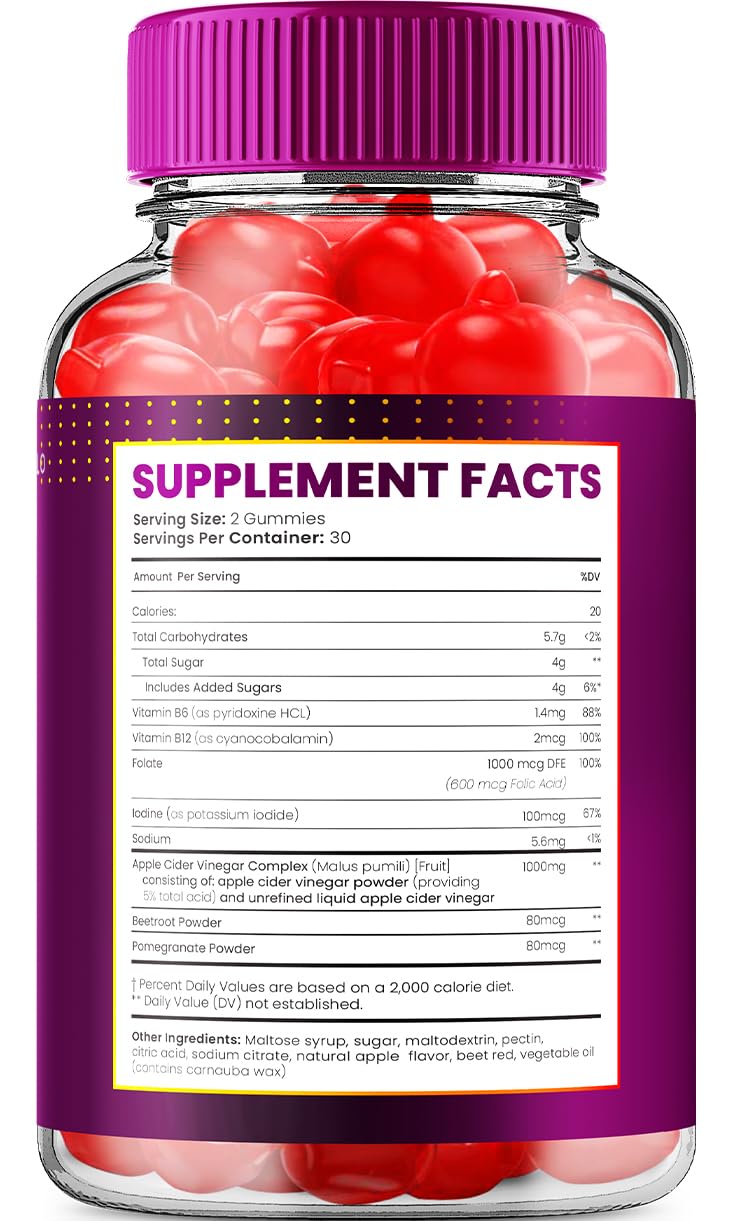 Indelo Proton Keto + ACV Gummies, 60 Count