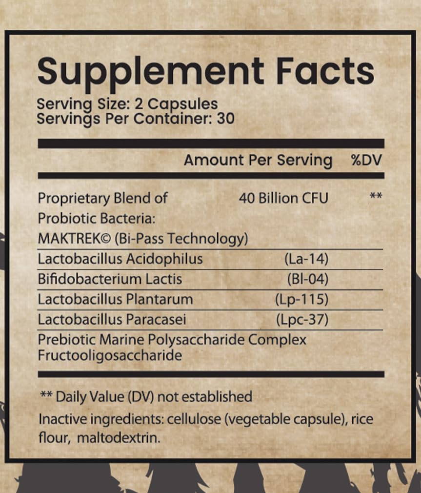 Teton Naturals TN-PROBIOTIC 60 Capsules