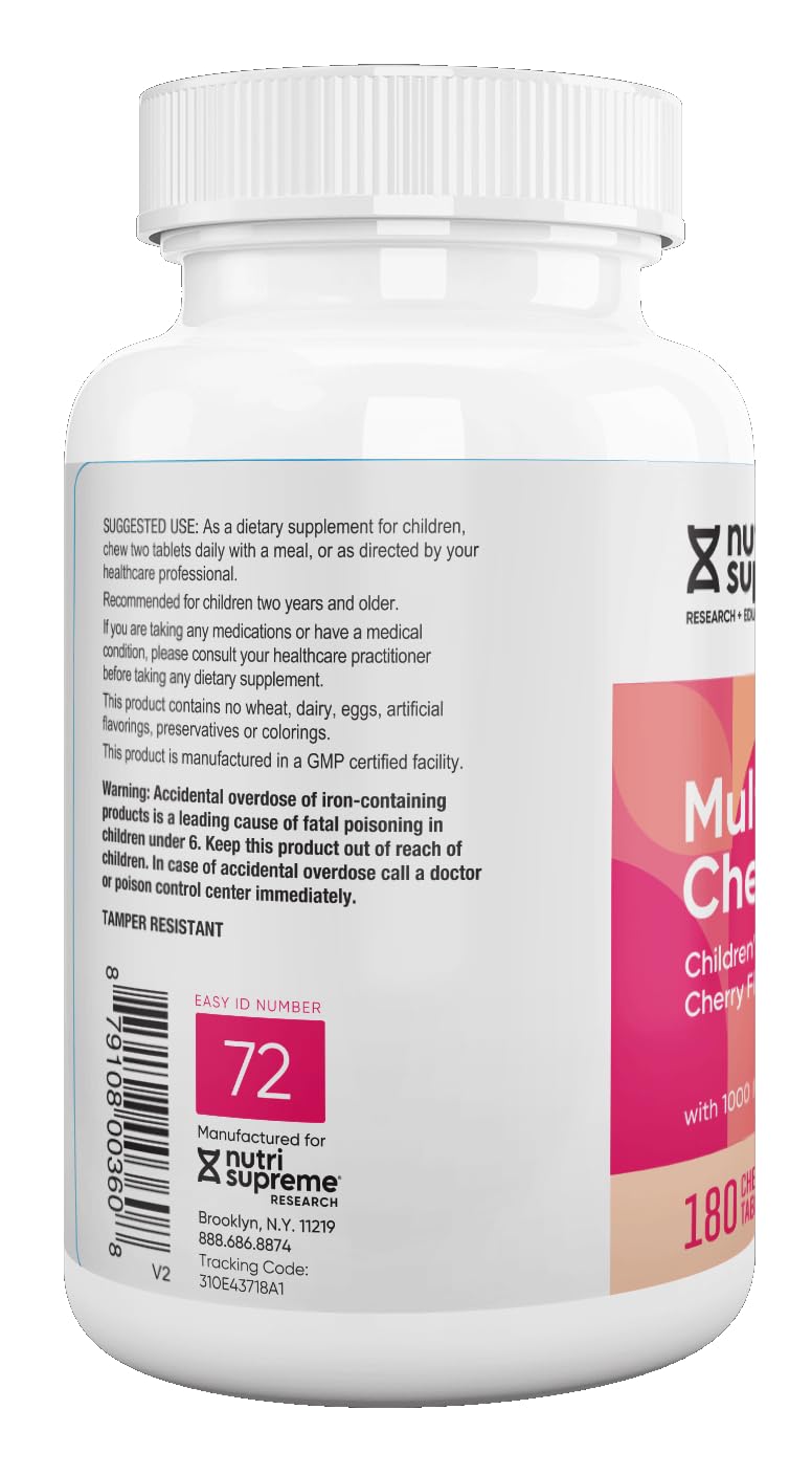 Nutri-Supreme Research Delicious Kids Multivitamin Chewable 180 Chews