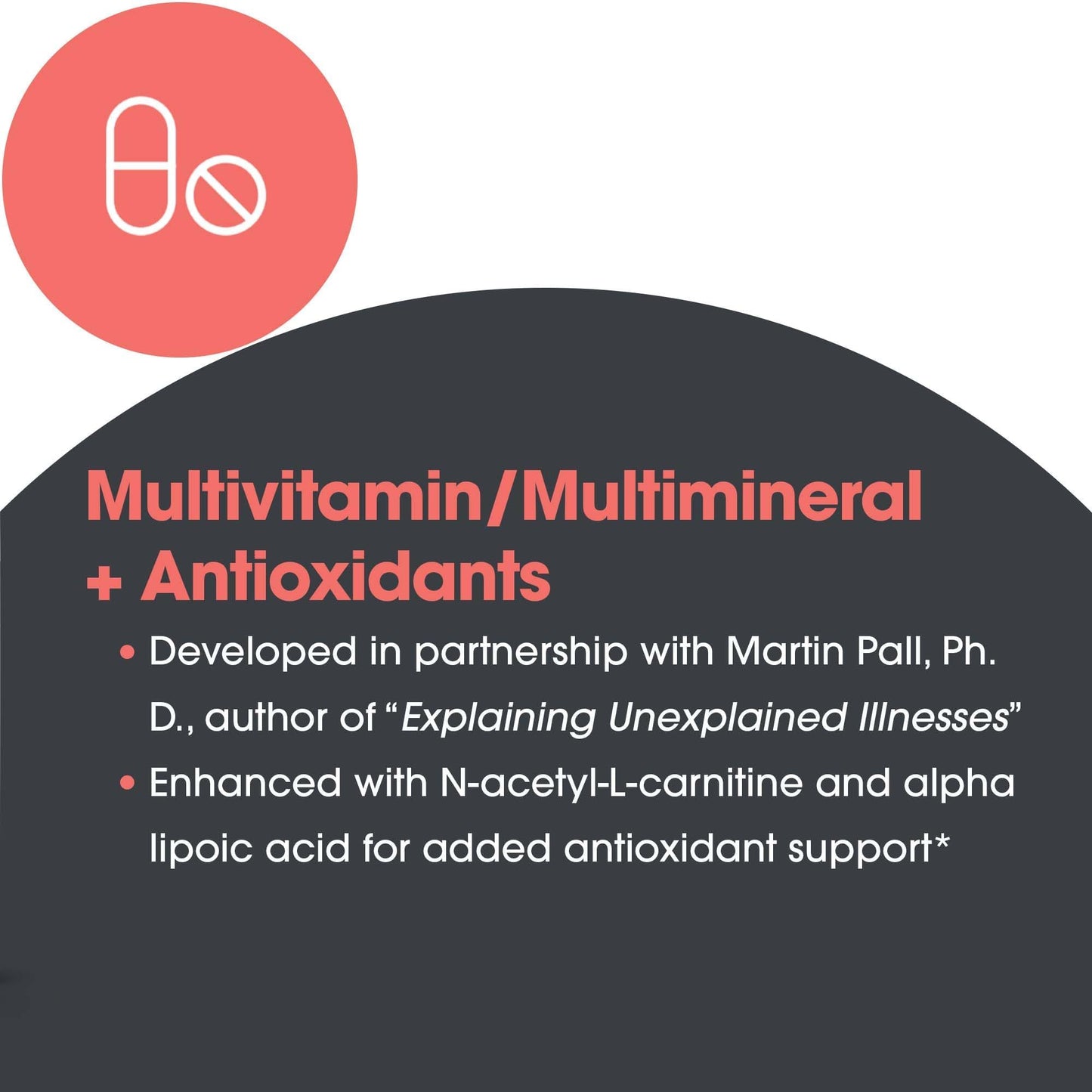 Allergy Research Group MVM-A Multivitamin Multimineral Complex Daily Vitamin & Mineral Support Active Folate & Nutrient Blend Vegetarian Capsules 180