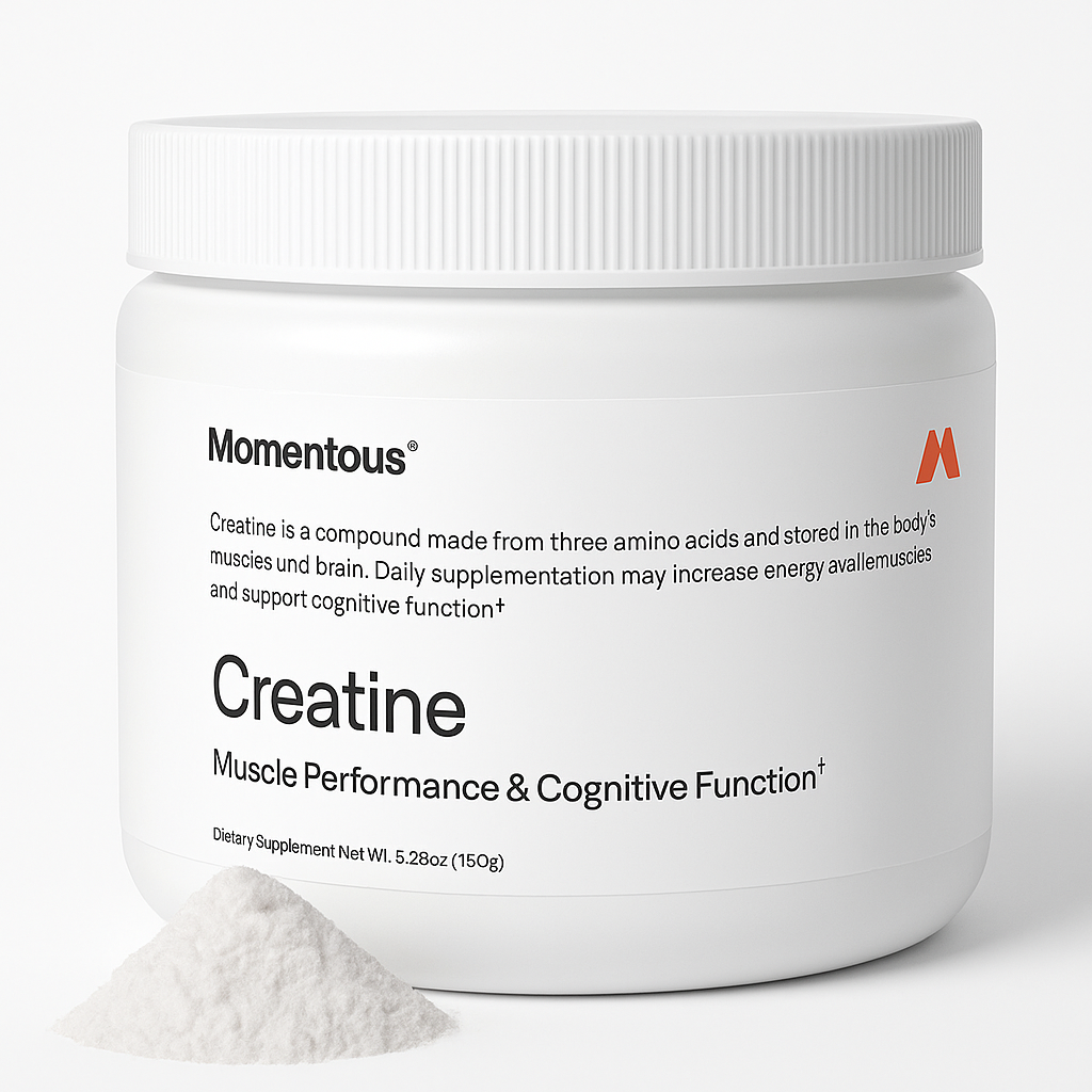 Momentous Creatine Monohydrate Powder, Unflavored, 30 Servings