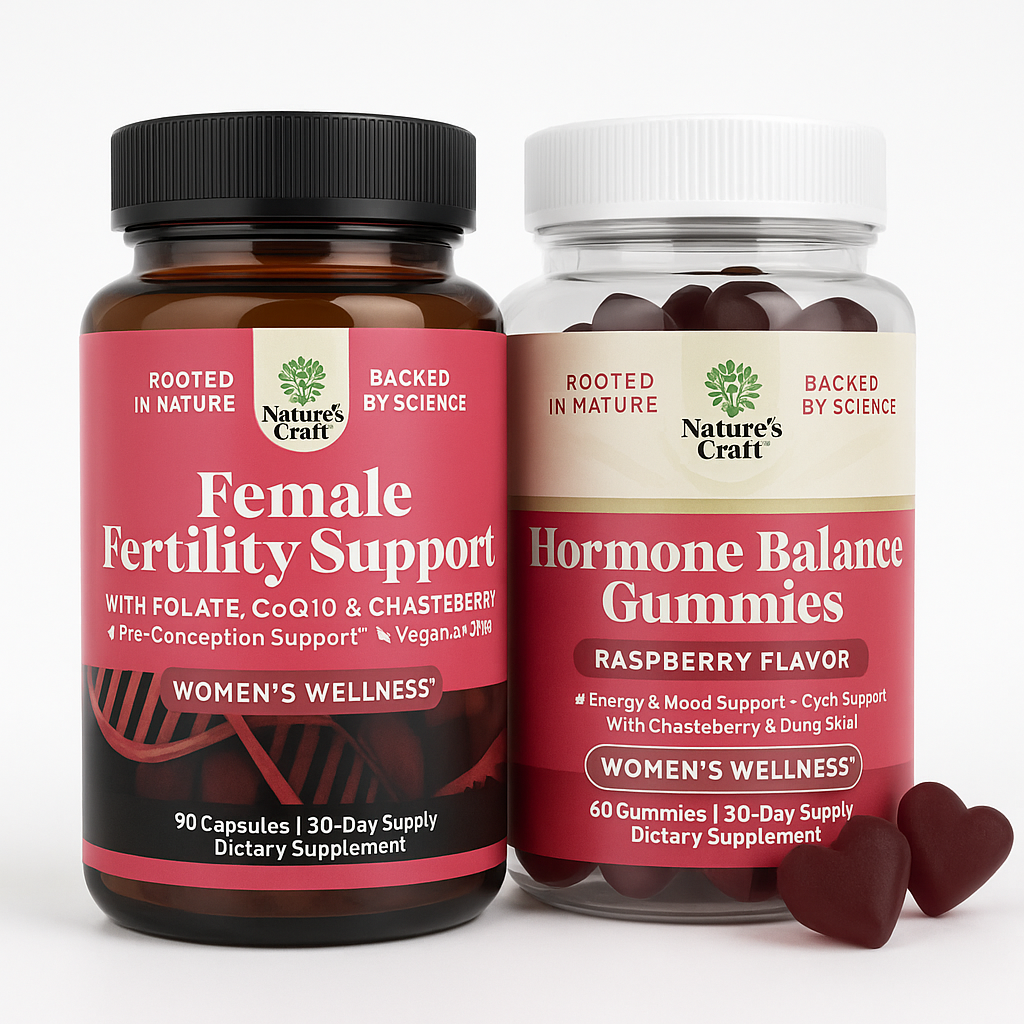 Nature's Craft Bundle Women's Fertility & PMS Vitamins & Minerals(1)