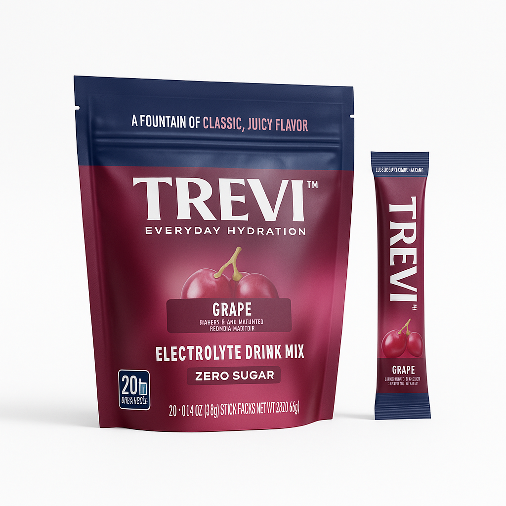 TREVI Electrolyte Powder Packets, 20 Pack