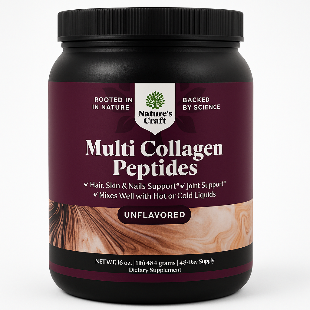 Nature's Craft Collagen Protein Powder, 45 Servings, Unflavored