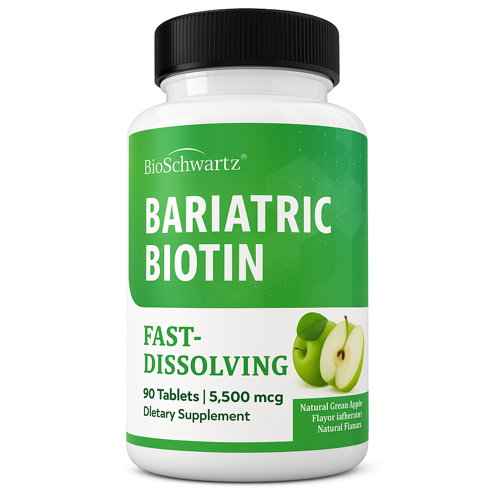BioSchwartz Bariatric Biotin Chewable Tablet - 90 Count