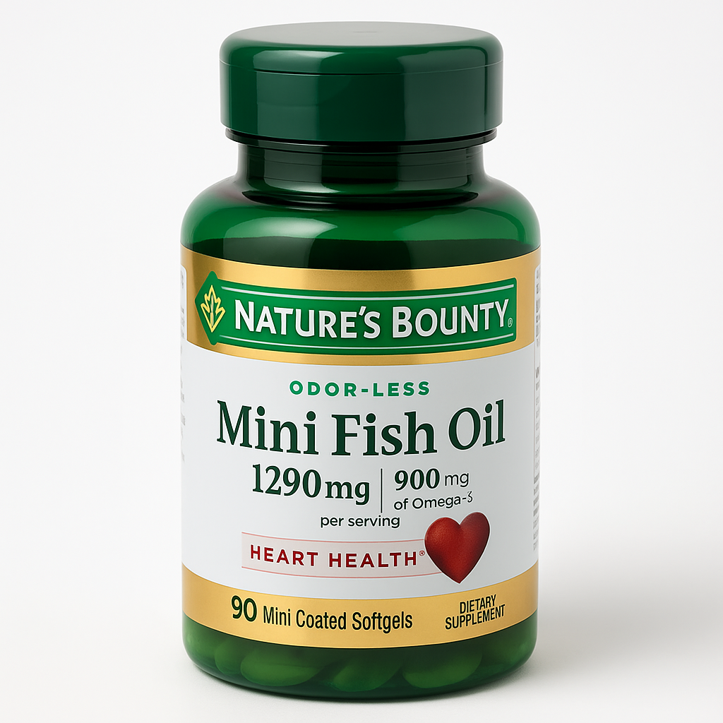 Nature's Bounty Fish Oil Softgels 180 Count