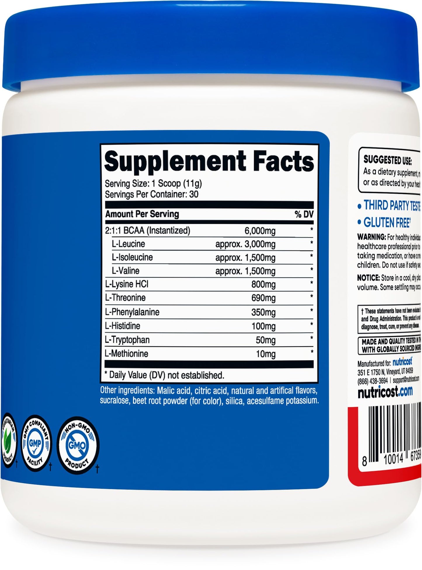 Nutricost EAA Powder 23.2 Oz