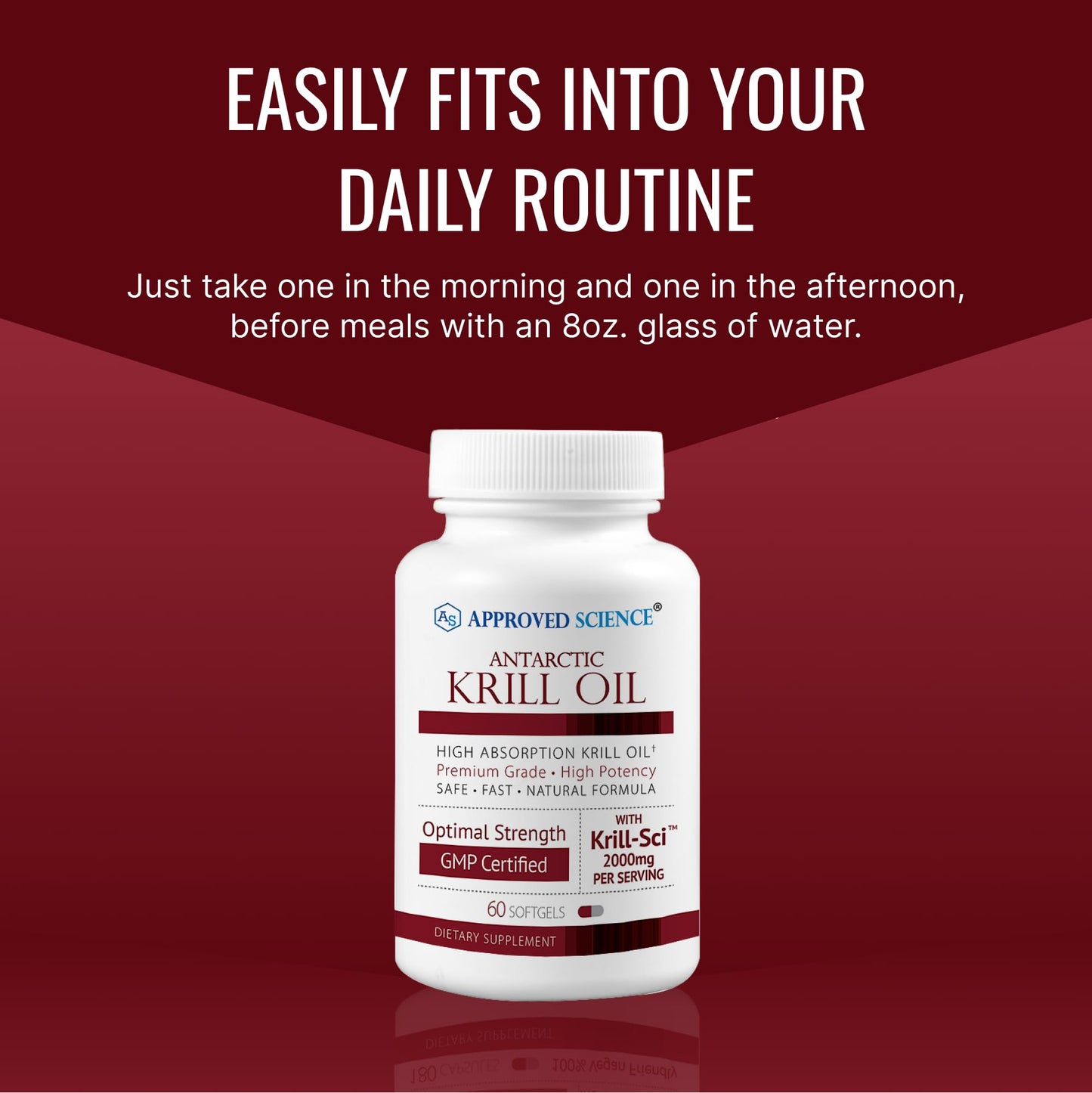 Approved Science Krill Oil Softgels 60