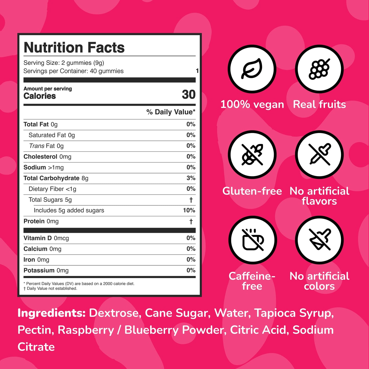 GloGlo Dextrose Energy Chews Gummy 10
