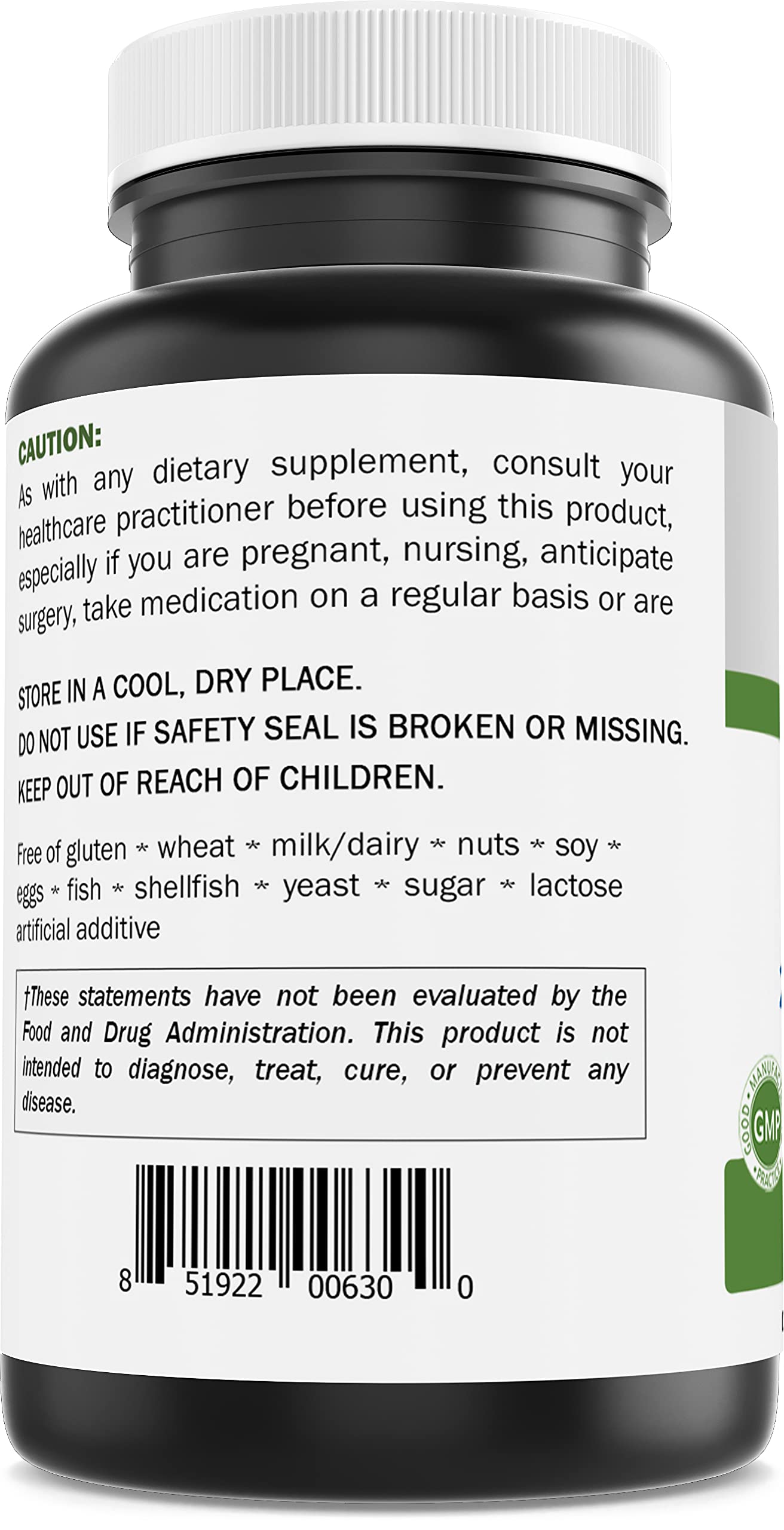 Brieofood Bilberry Extract 2000 mg per Serving Capsule 360