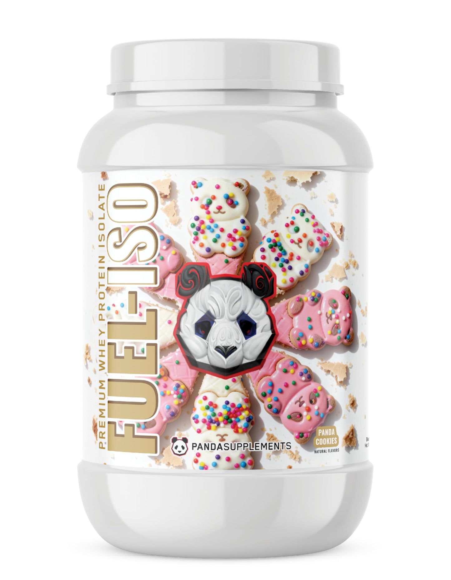 Underground Bio Labs Panda Fuel ISO Whey Protein Panda Cookies Powder 1.82 Pound