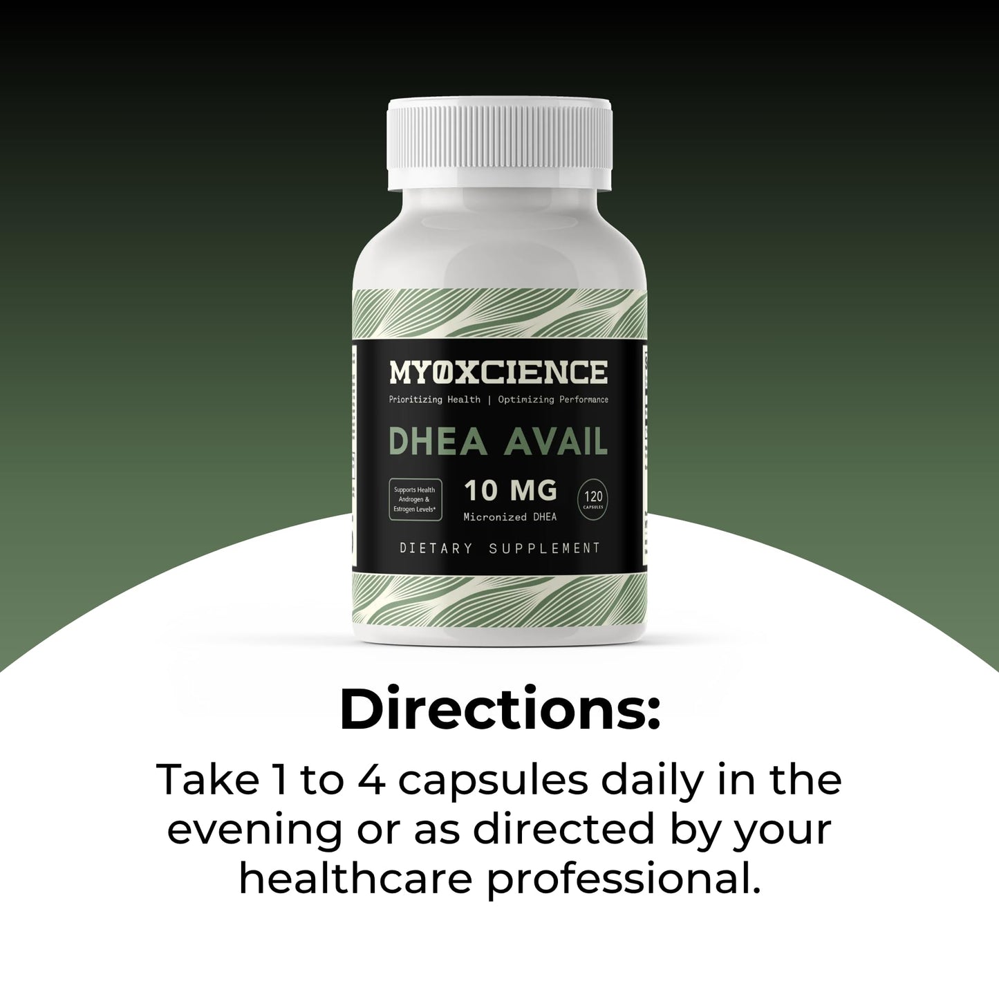 MYOXCIENCE DHEA Avail Absorption Enhanced DHEA Capsules 120