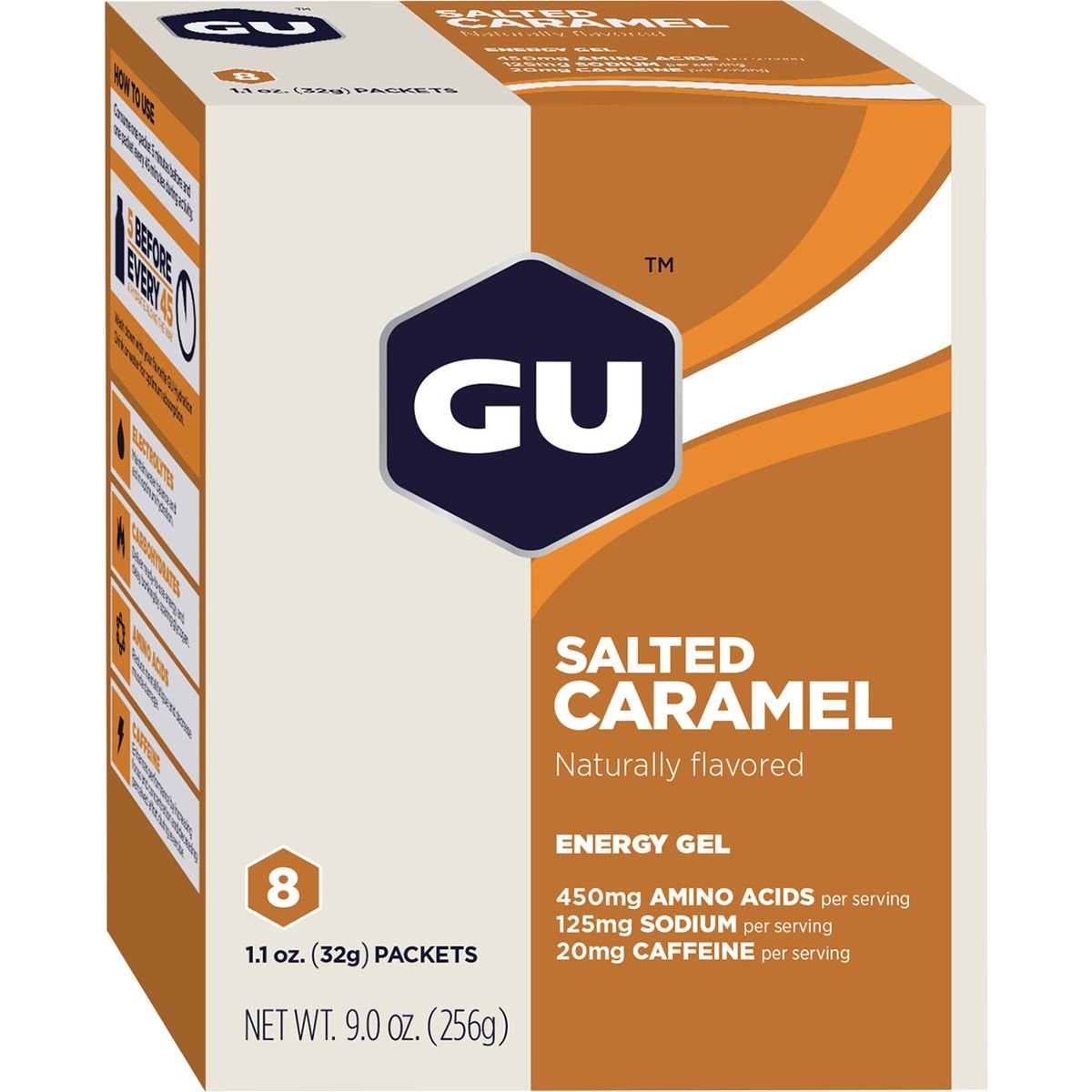GU Energy Original Sports Nutrition Energy Gel, 8-Count