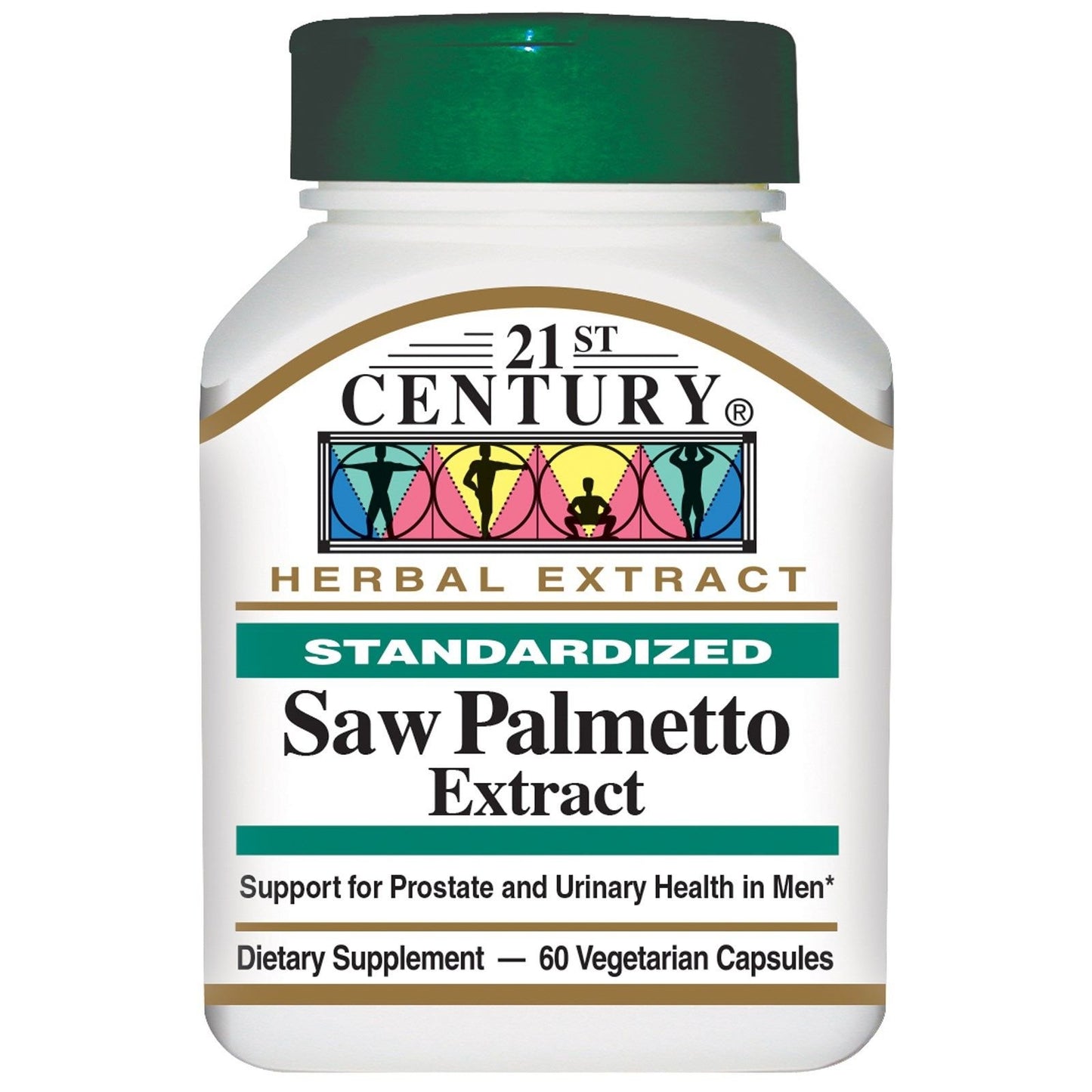 21st Century Saw Palmetto Extract 160mg Capsule, 60 Count