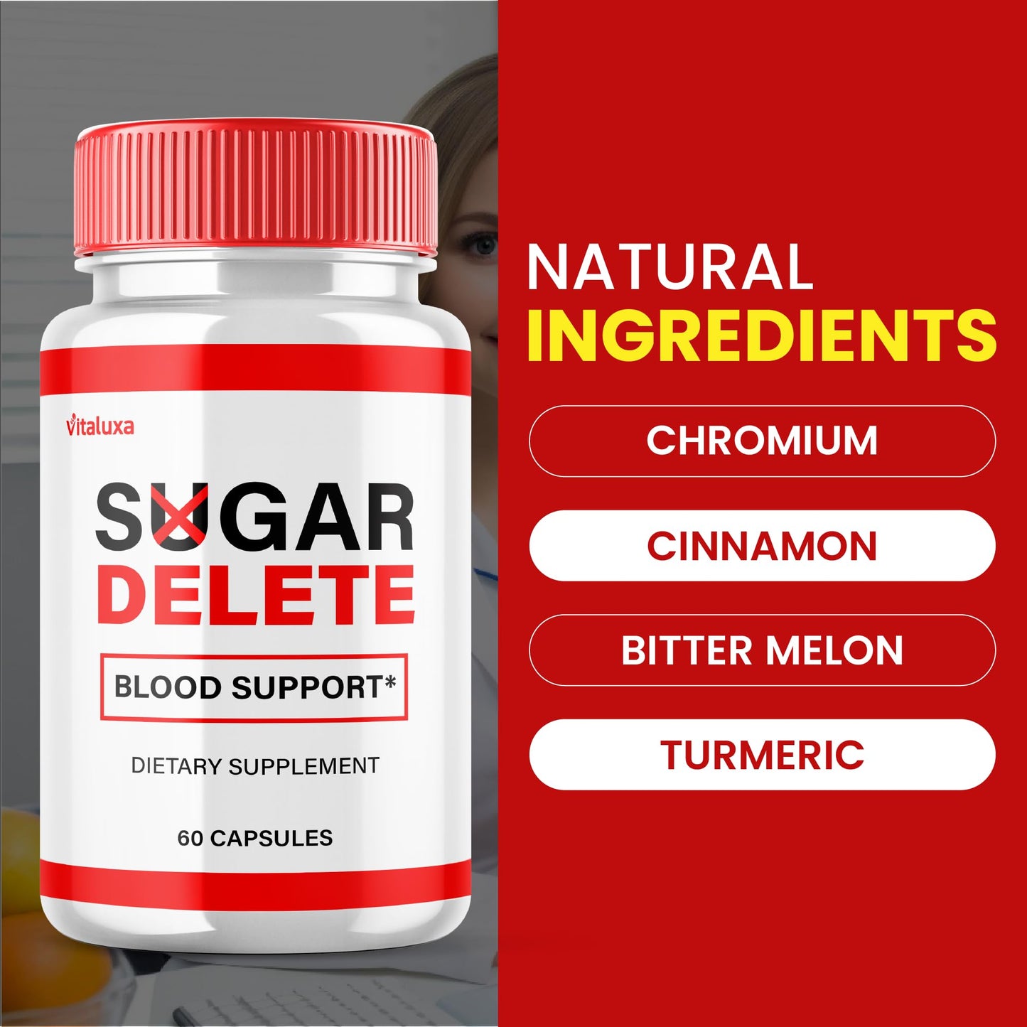 Vitaluxa Sugar Delete Capsules 180 Capsules