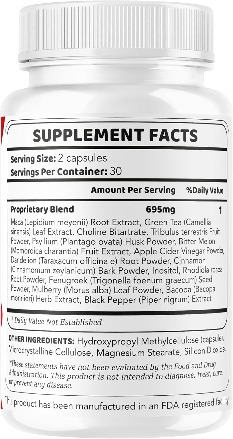 Valdivia GlucoDefense 7 Capsules, 120 Capsules