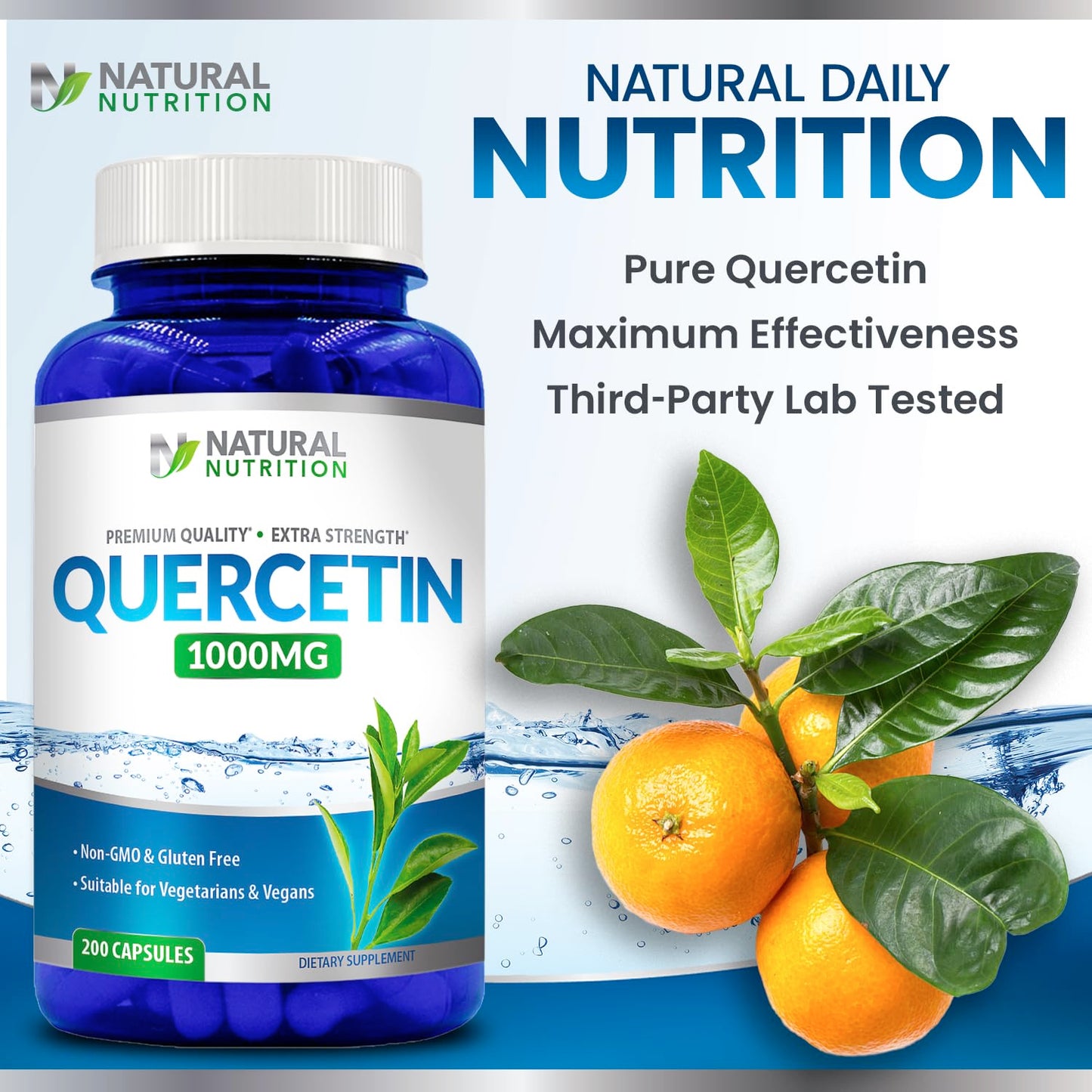 Generic Vitamin Quercetin Maximum Strength 1000mg 200 Capsules