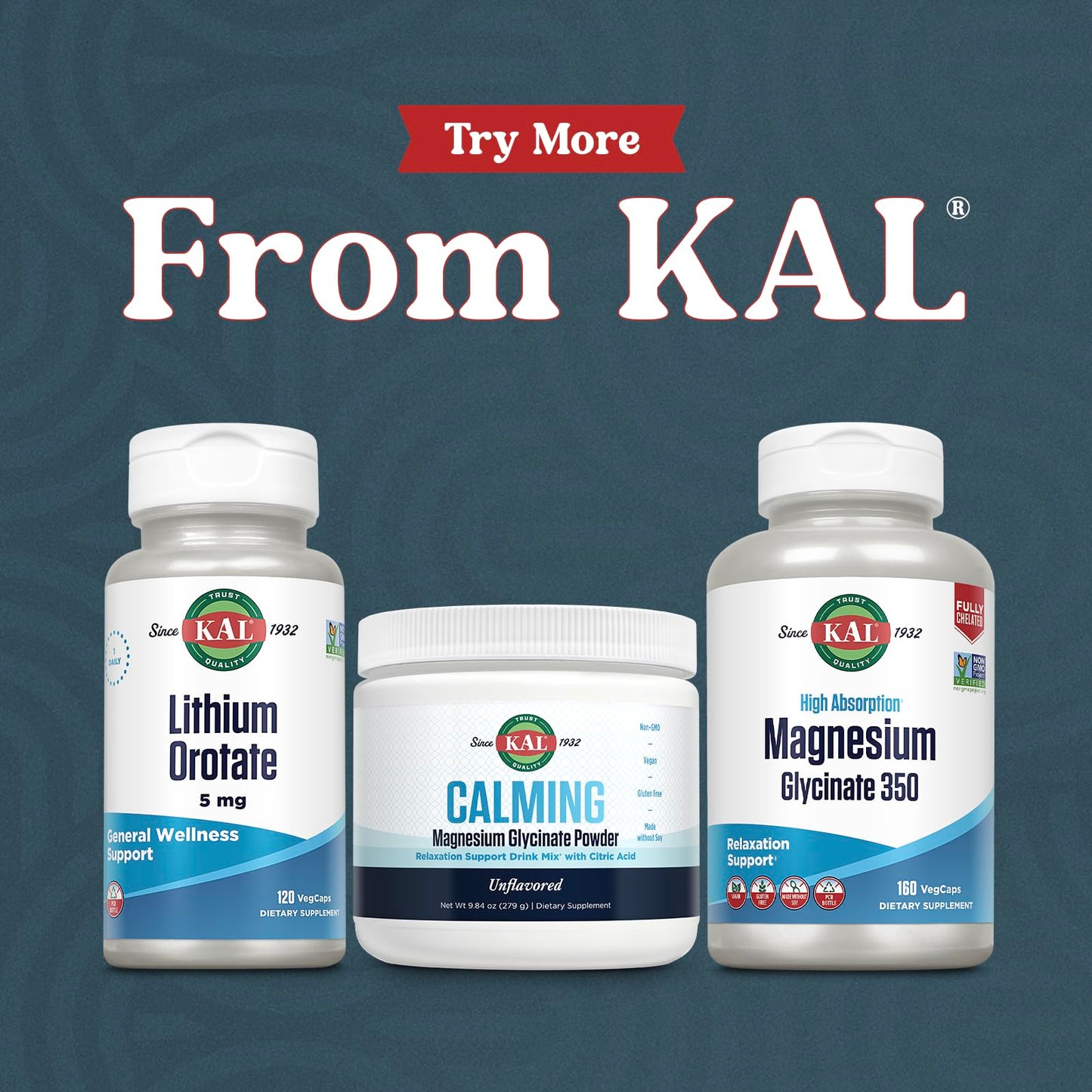 KAL Lithium Orotate 5 mg Capsules, 240 Count