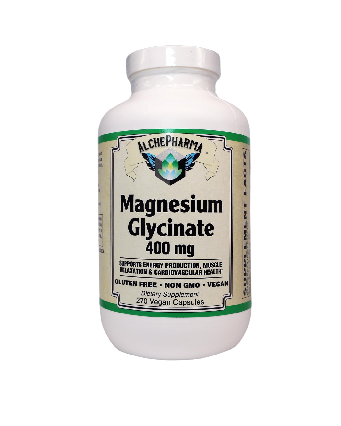 AlchePharma Magnesium Glycinate Capsules, 270 Count