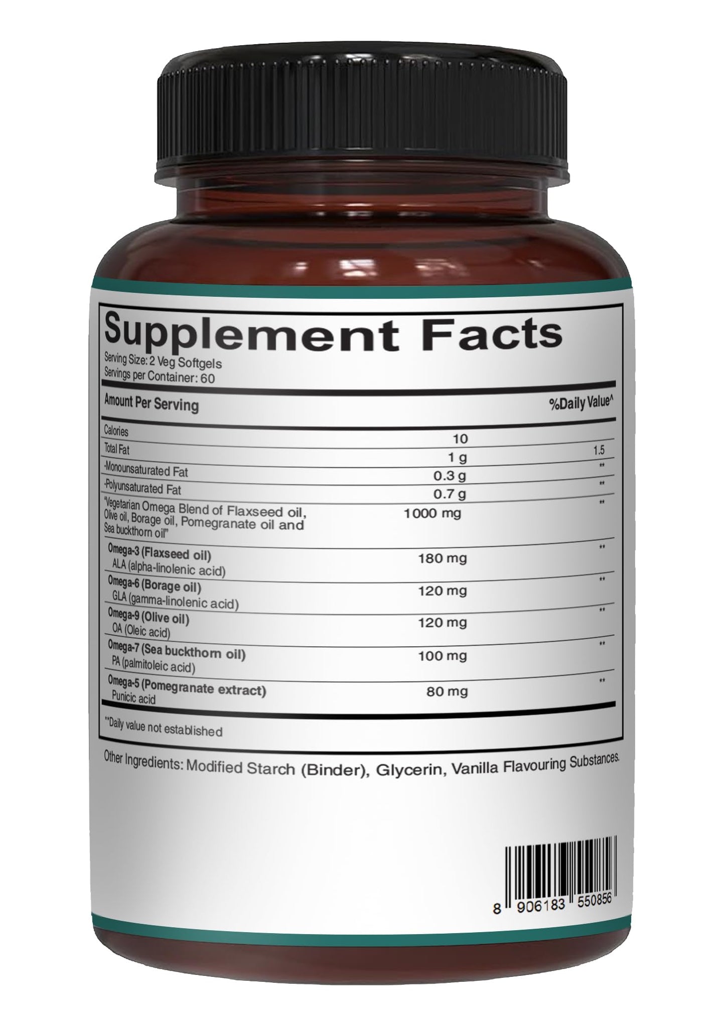 Pure Nutrition Natural Treasures Vegan Omega 3-5-6-7-9 Softgels 120