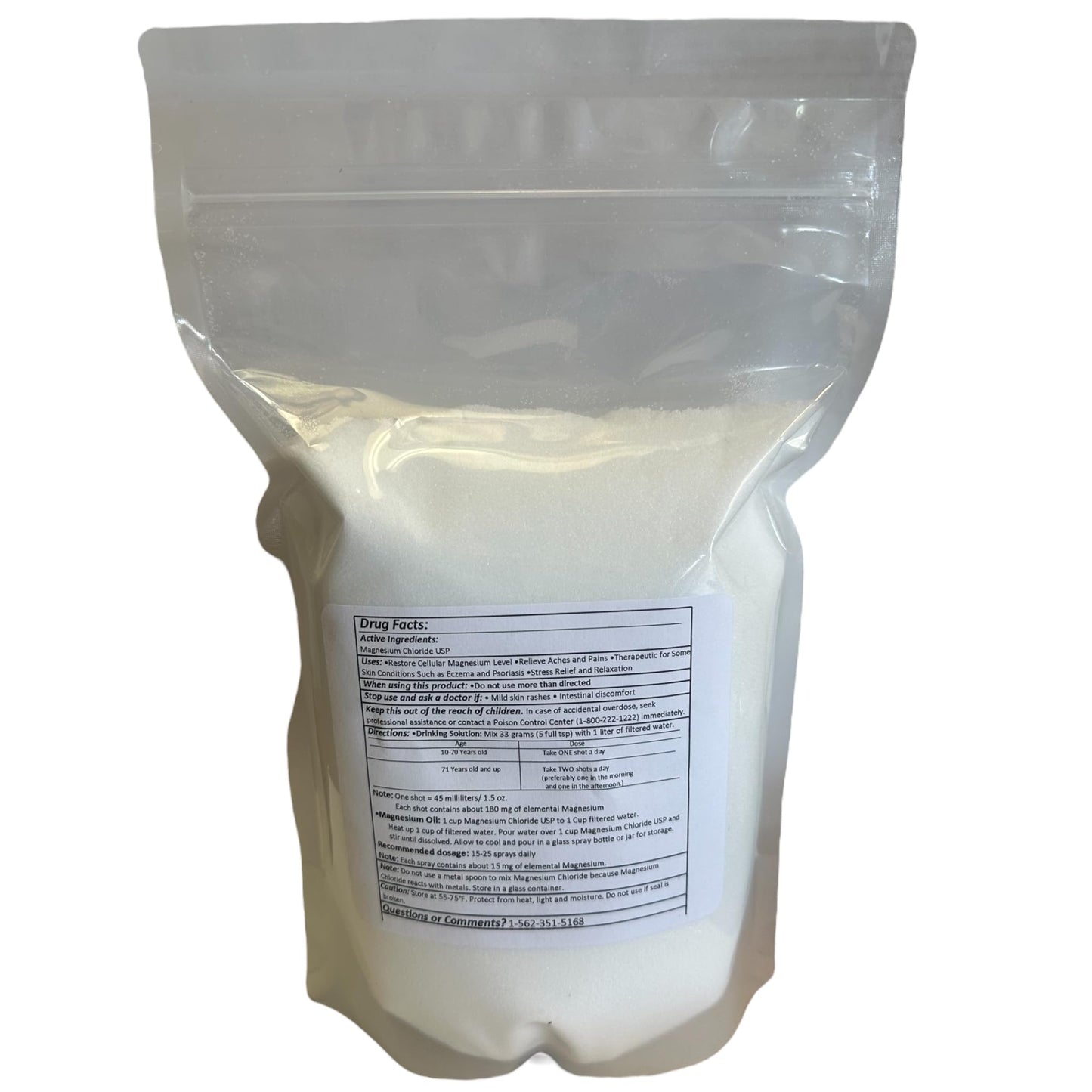Greenway Biotech, Inc. Organic Magnesium Chloride USP Supplement Powder 32 Ounces